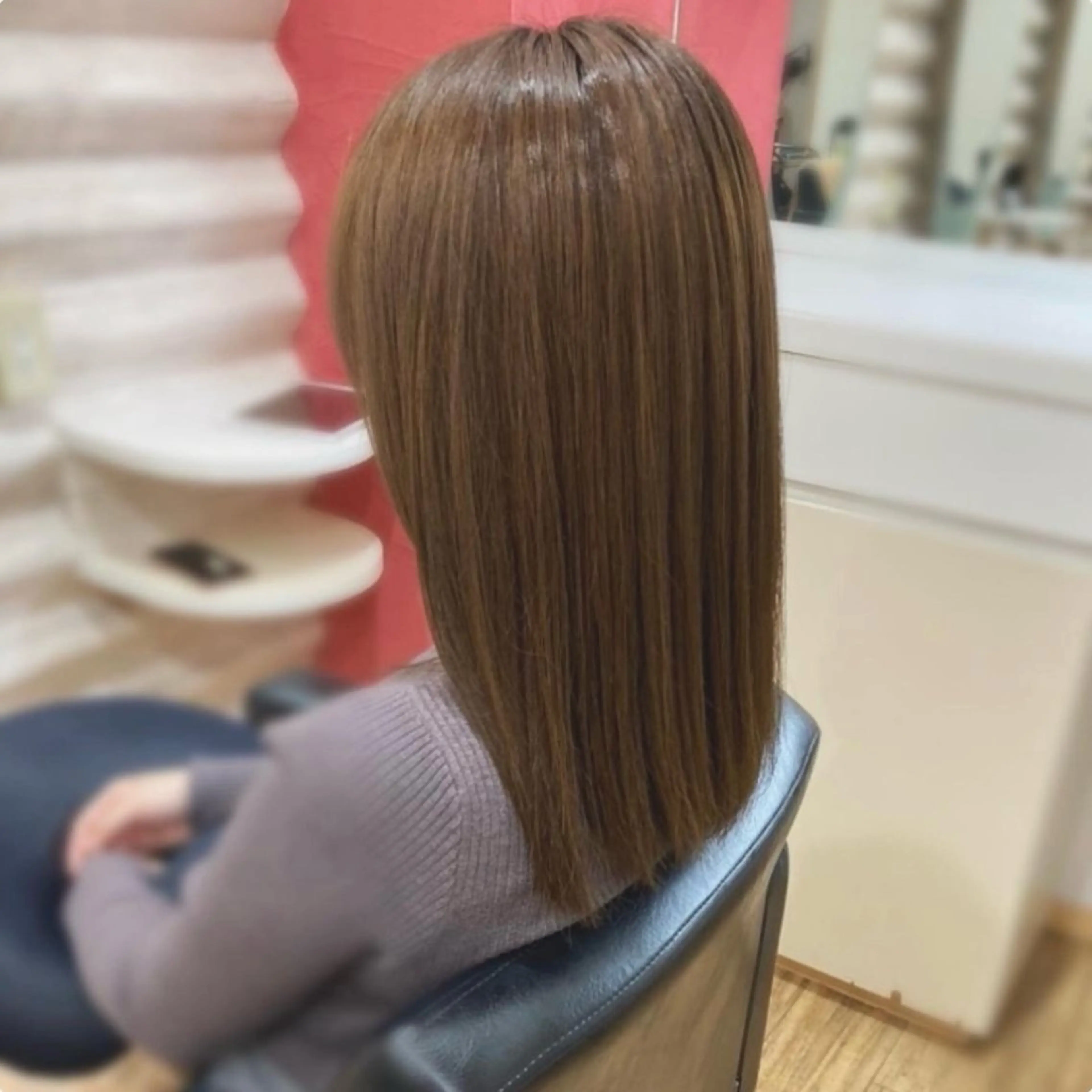 ロング カラー 髪質改善 ヘアカラー トリートメント ダメージ毛が艶髪に 『ケア特化店』KONのヘアスタイル