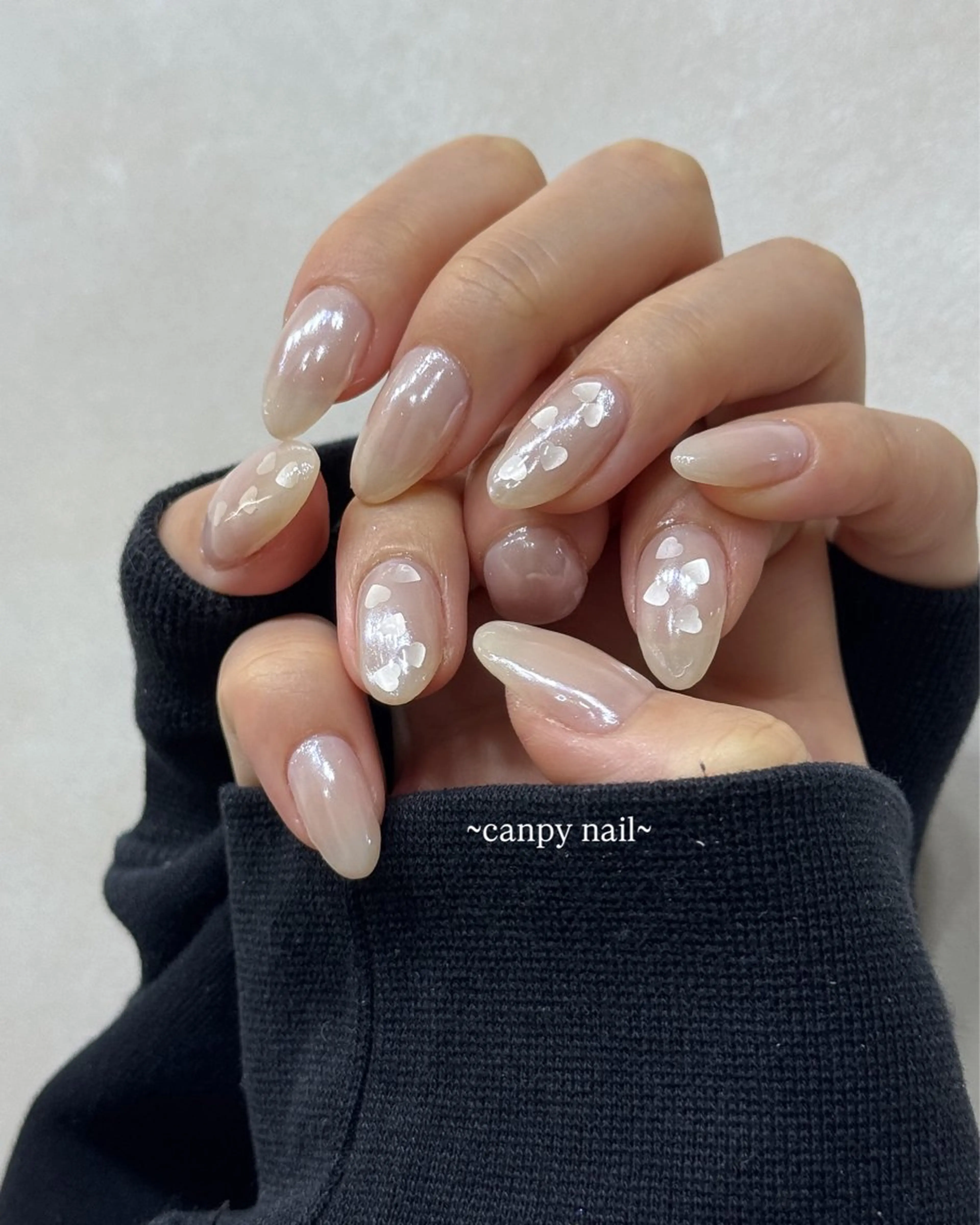 ネイル ハンドネイル ワンホンネイル/韓国 ネイル🎀表参道3分のネイルデザイン