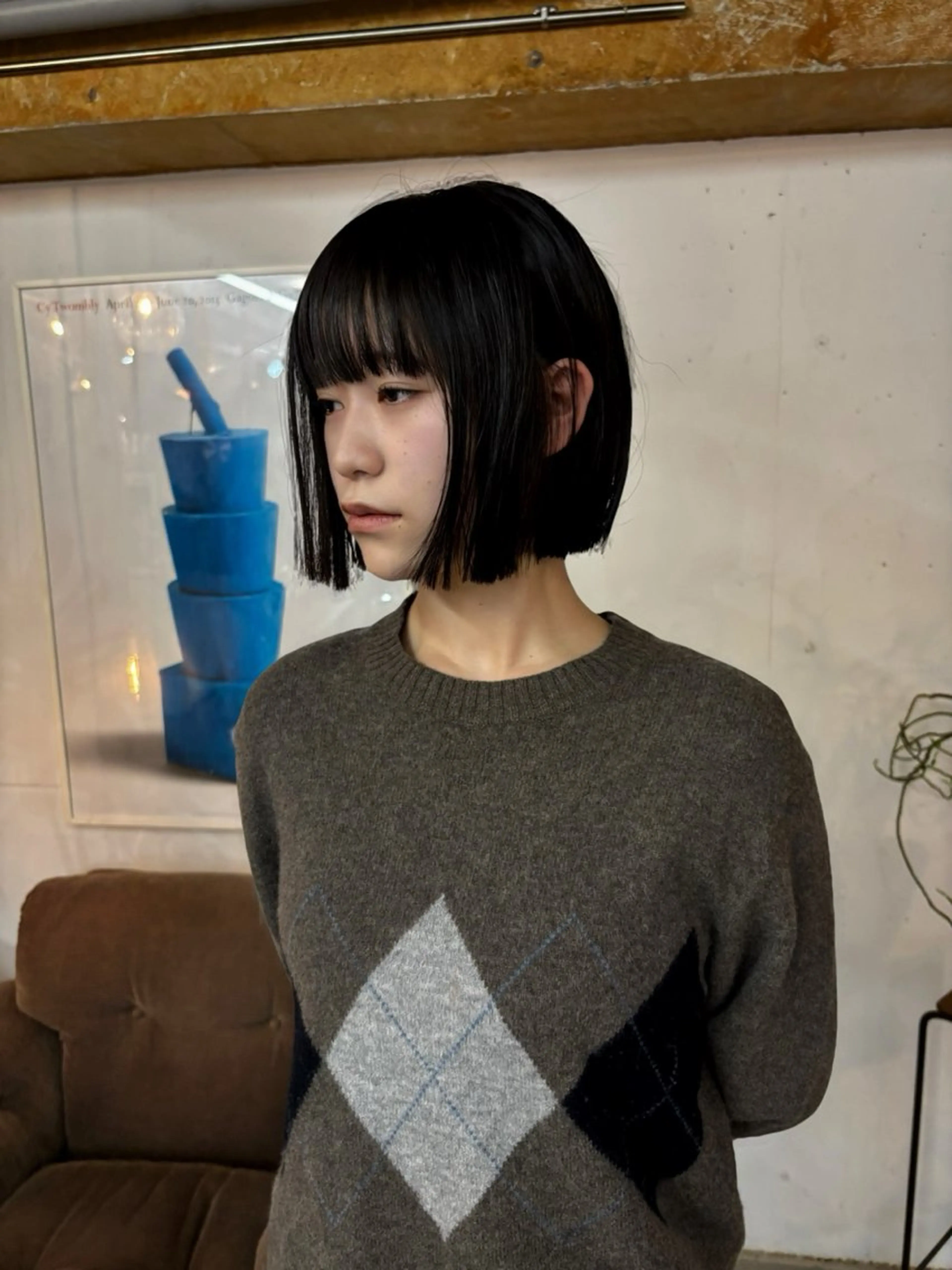 ショート カット KEI gattacaのヘアスタイル
