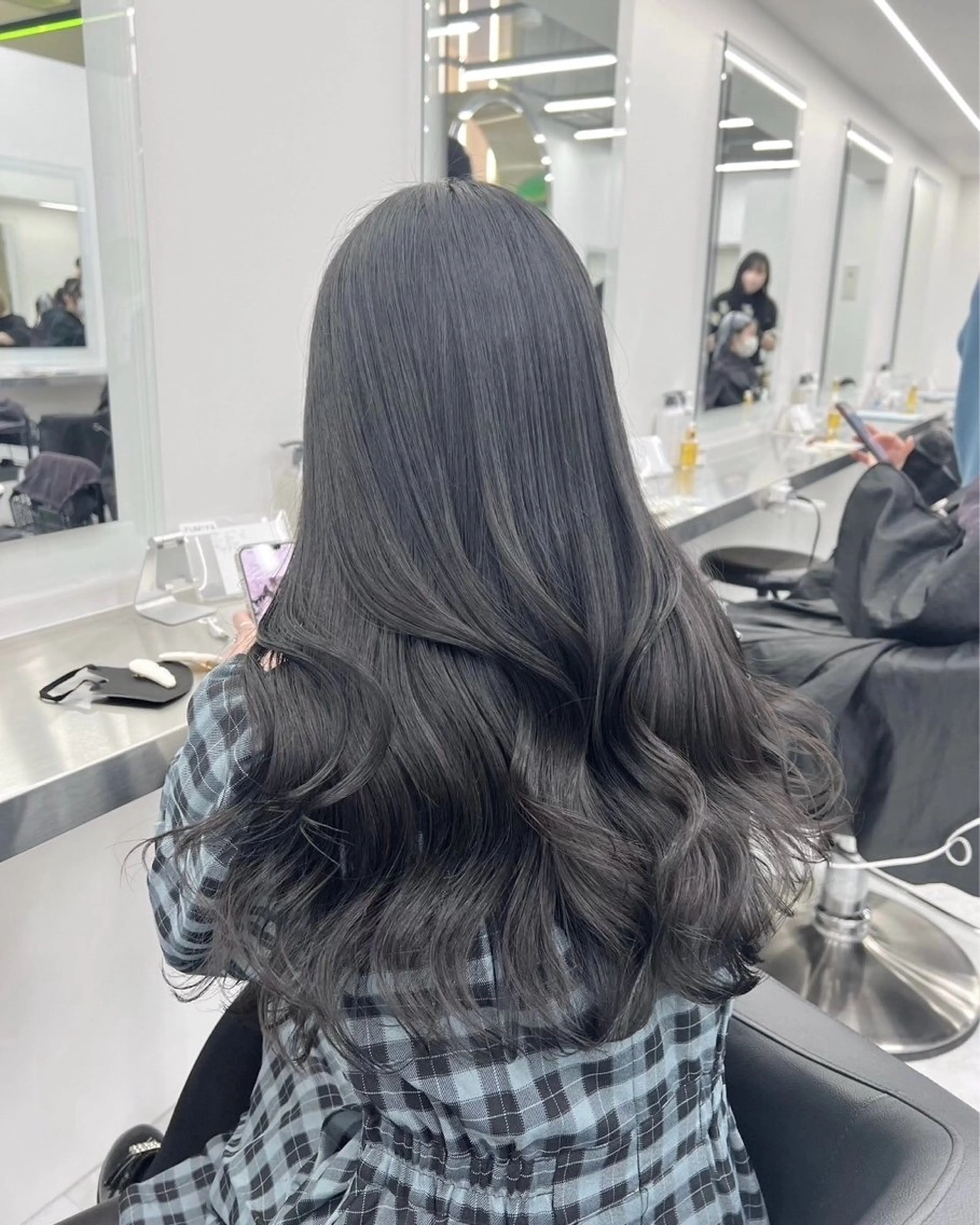 カラー ヘアカラー トリートメント 韓国風hair🖤 Maria🖤のヘアスタイル