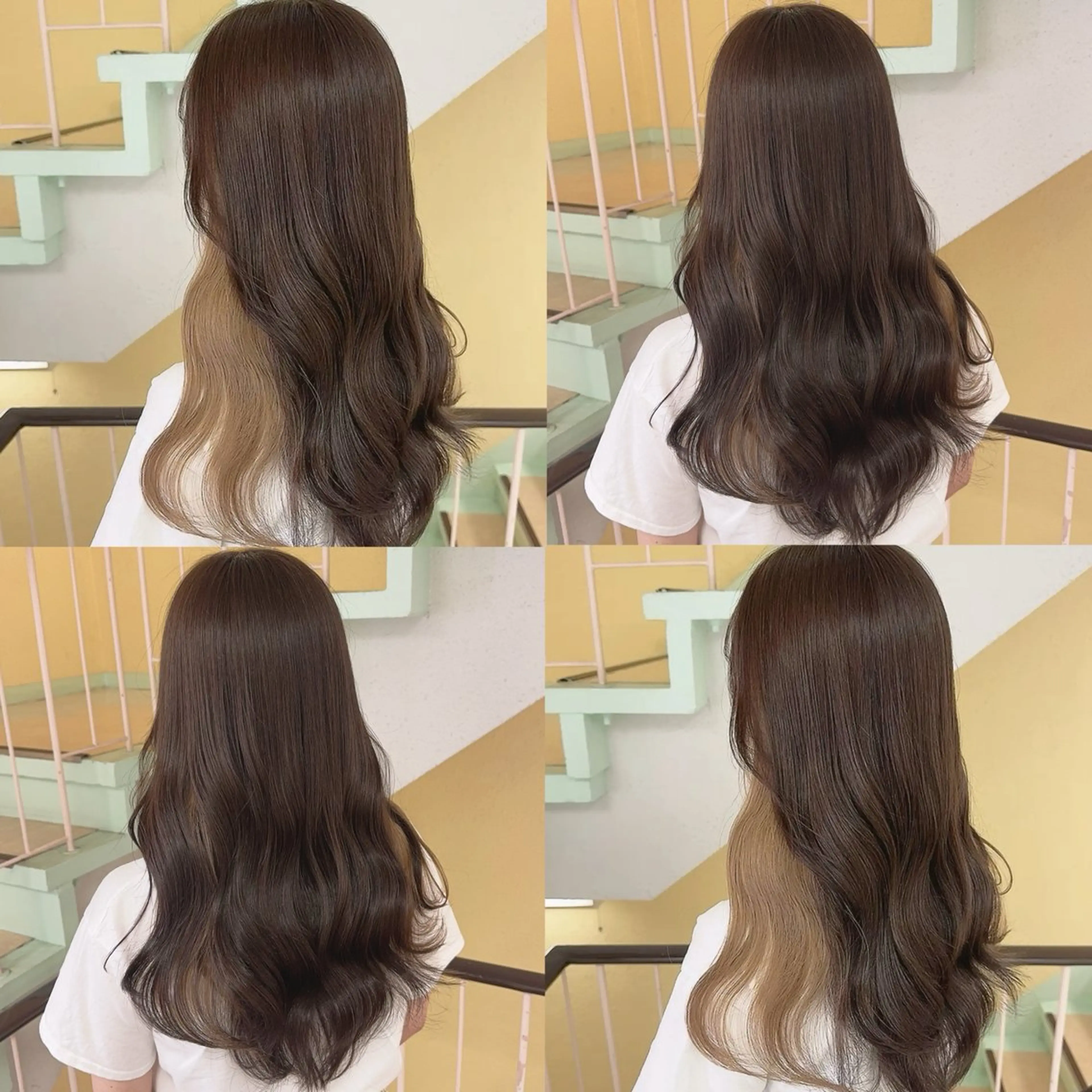 カラー ヘアカラー トリートメント 渋谷:インナーカラー ／🍒エリカ🍒のヘアスタイル