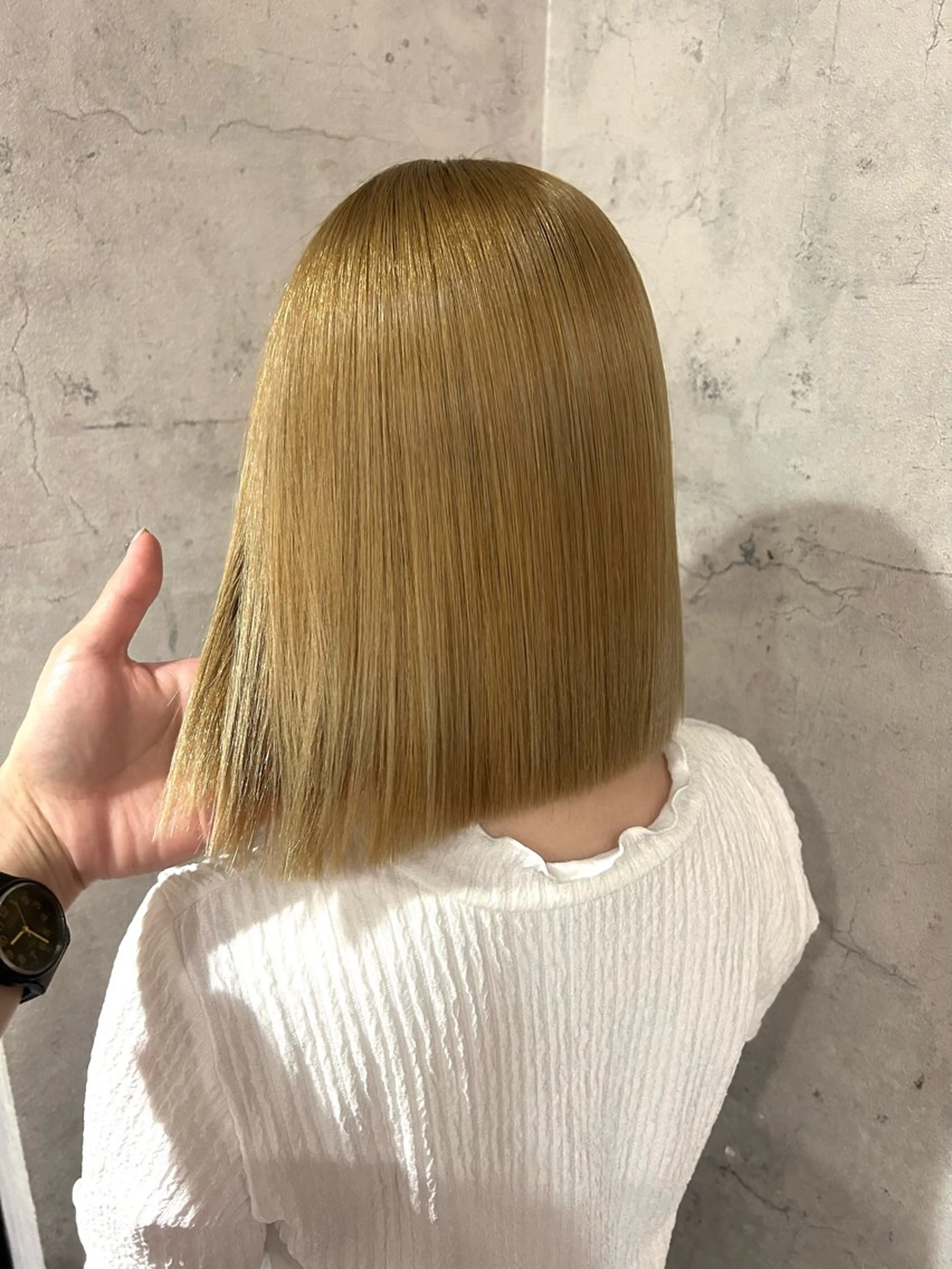 ミディアム カラー ブロンド 髪質改善 カット ヘアカラー トリートメント パーソナルカラー 診断🍀マリンのヘアスタイル