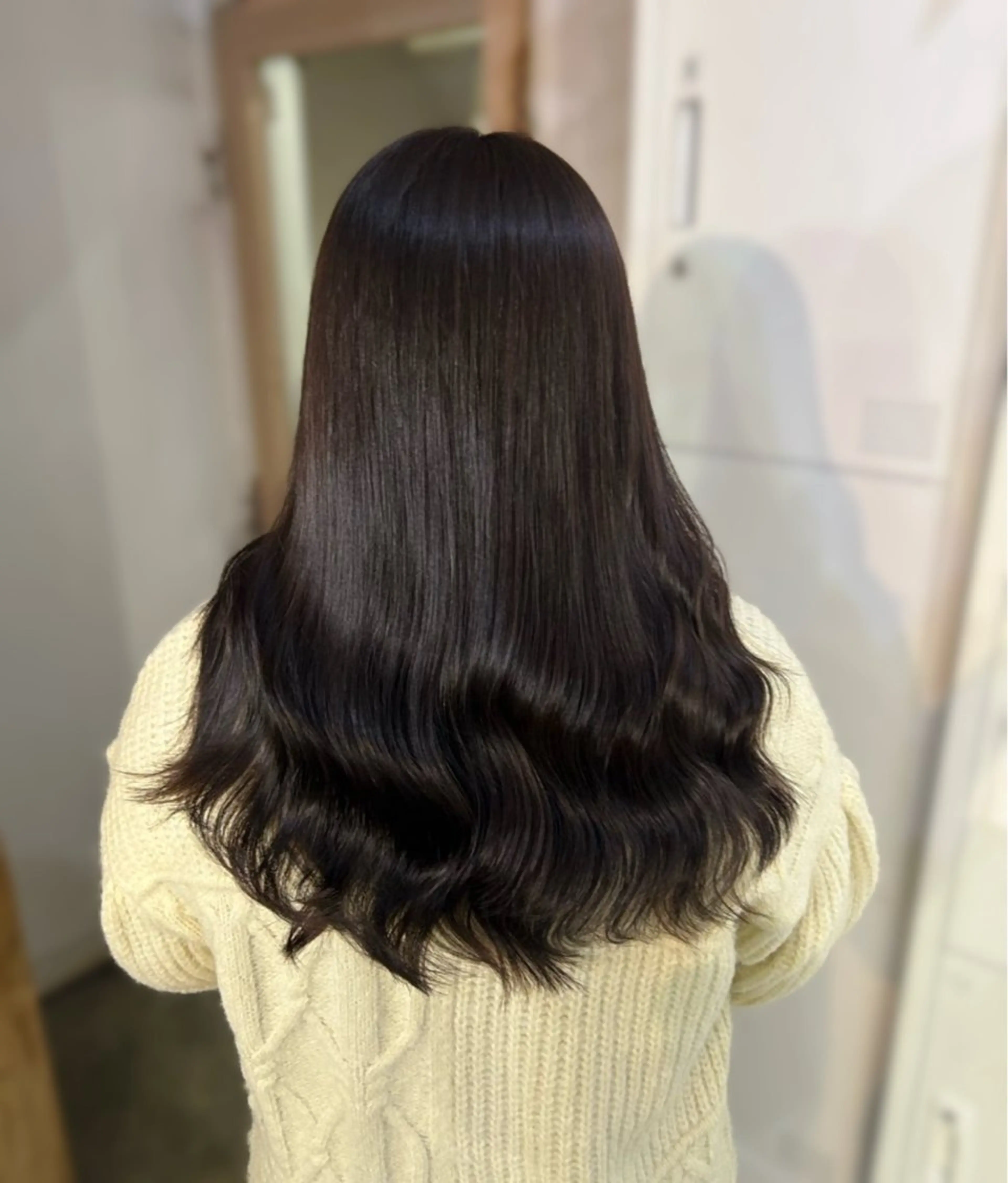 ロング ヘアカラー トリートメント オオニシ オト🐹のヘアスタイル