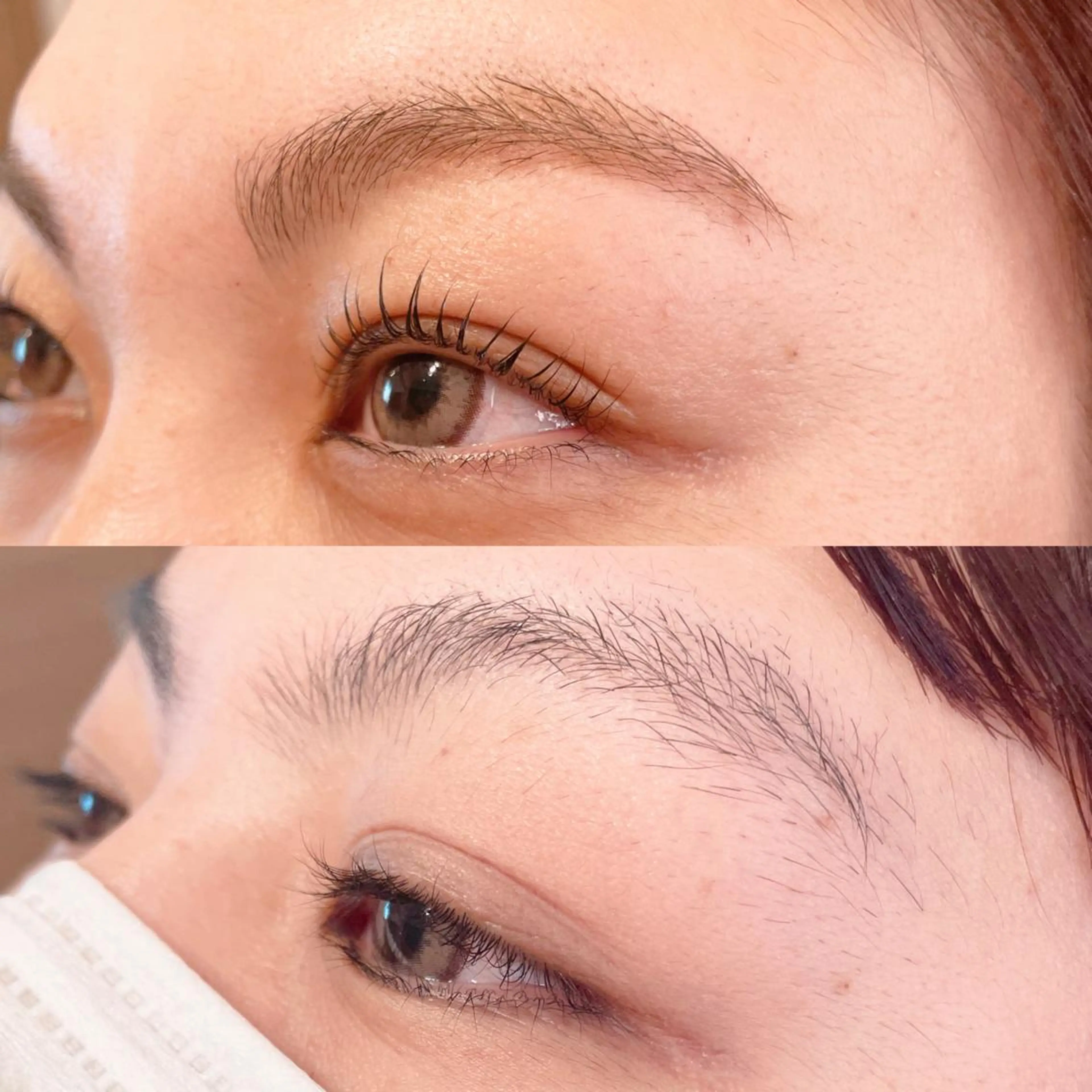 メンズ マツエク・マツパ アイブロウ メンズパーマ 眉毛ワックス脱毛 一重×まつ毛パーマ マツパ Chante Lily所属・森崎 麗のマツエク・マツパデザイン