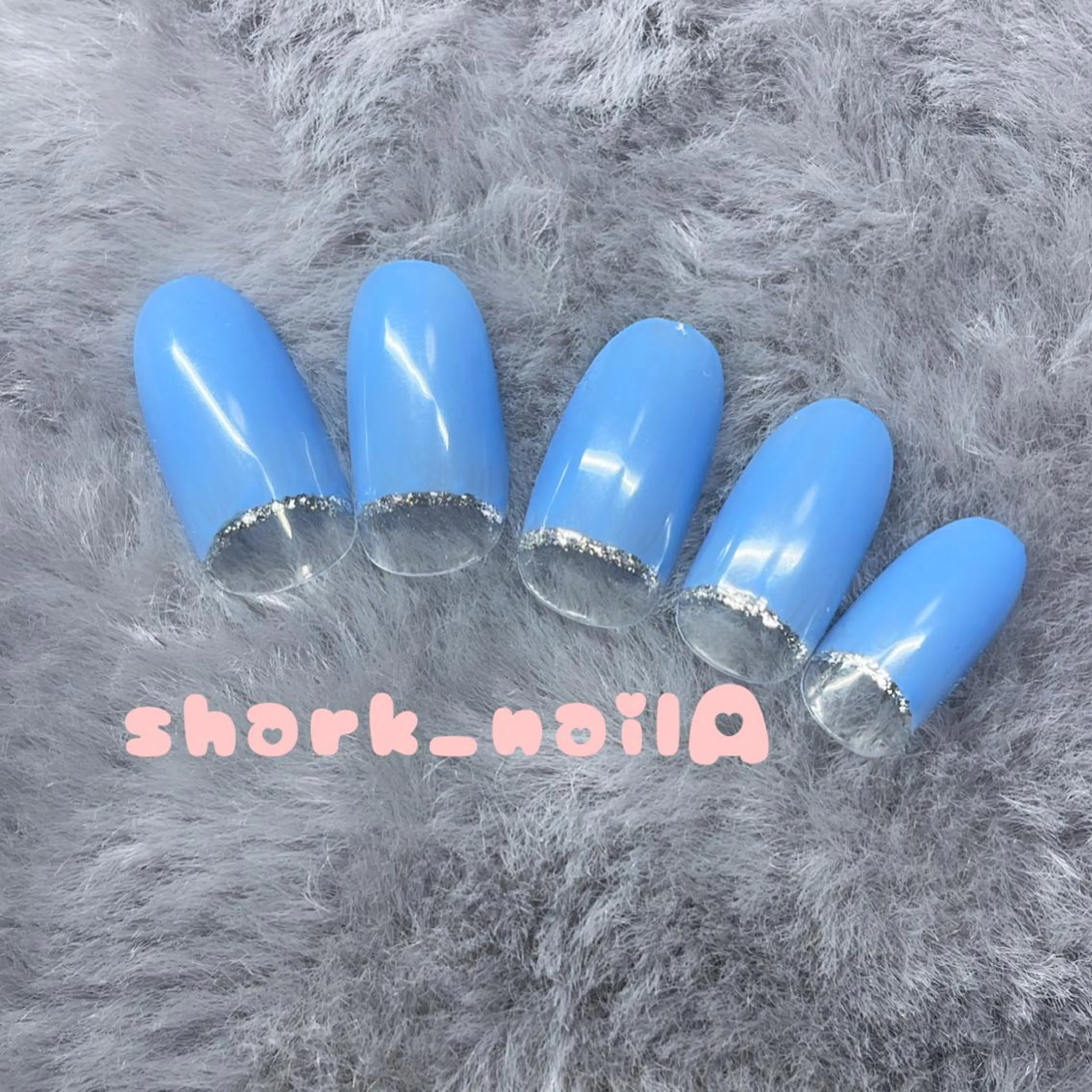 ネイル シンプルネイル shark_nail Aのネイルデザイン