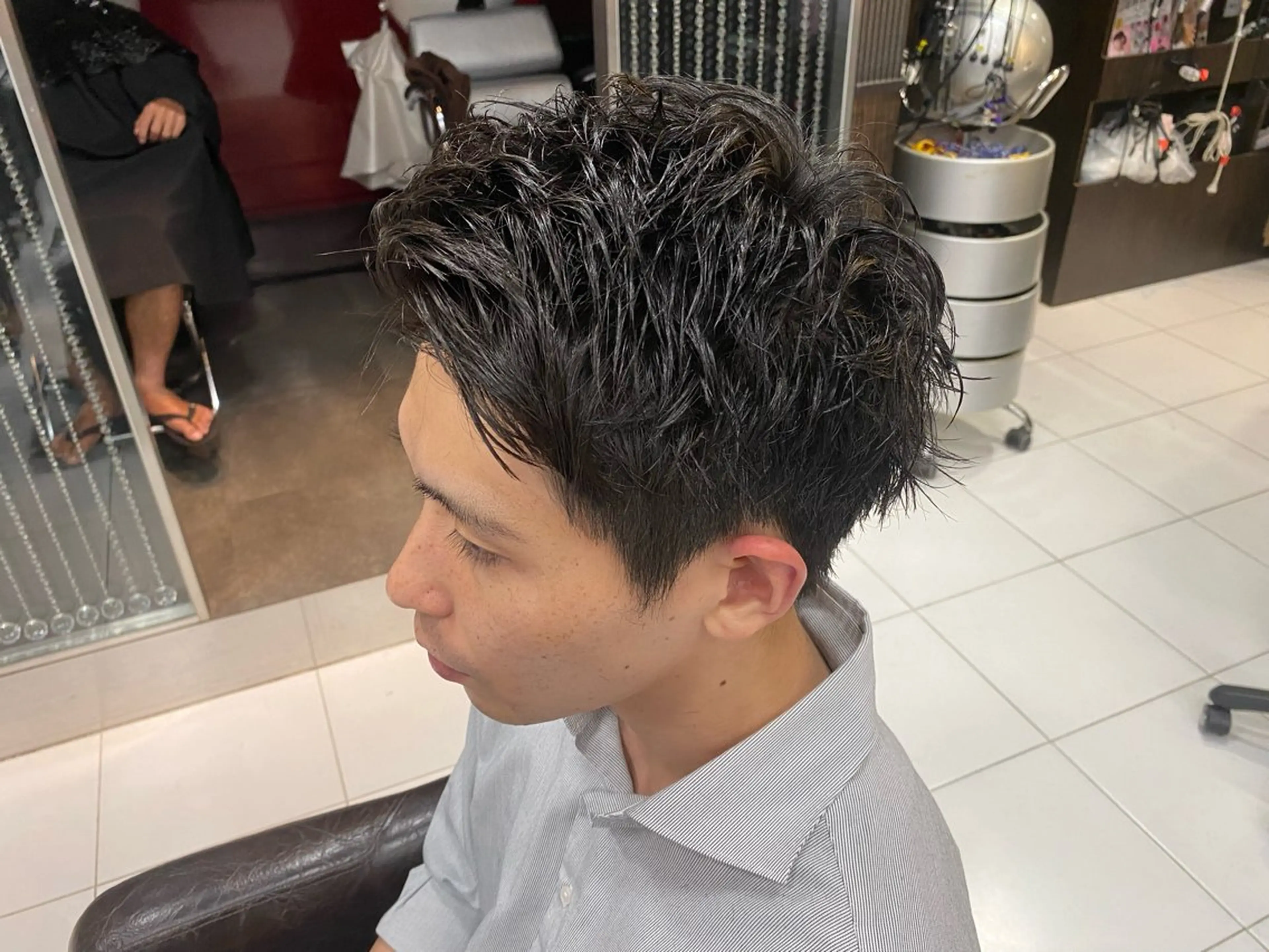 ショート ショートヘア カット ホワイト/店長/カラ ー講師/錦糸町/岩崎のヘアスタイル