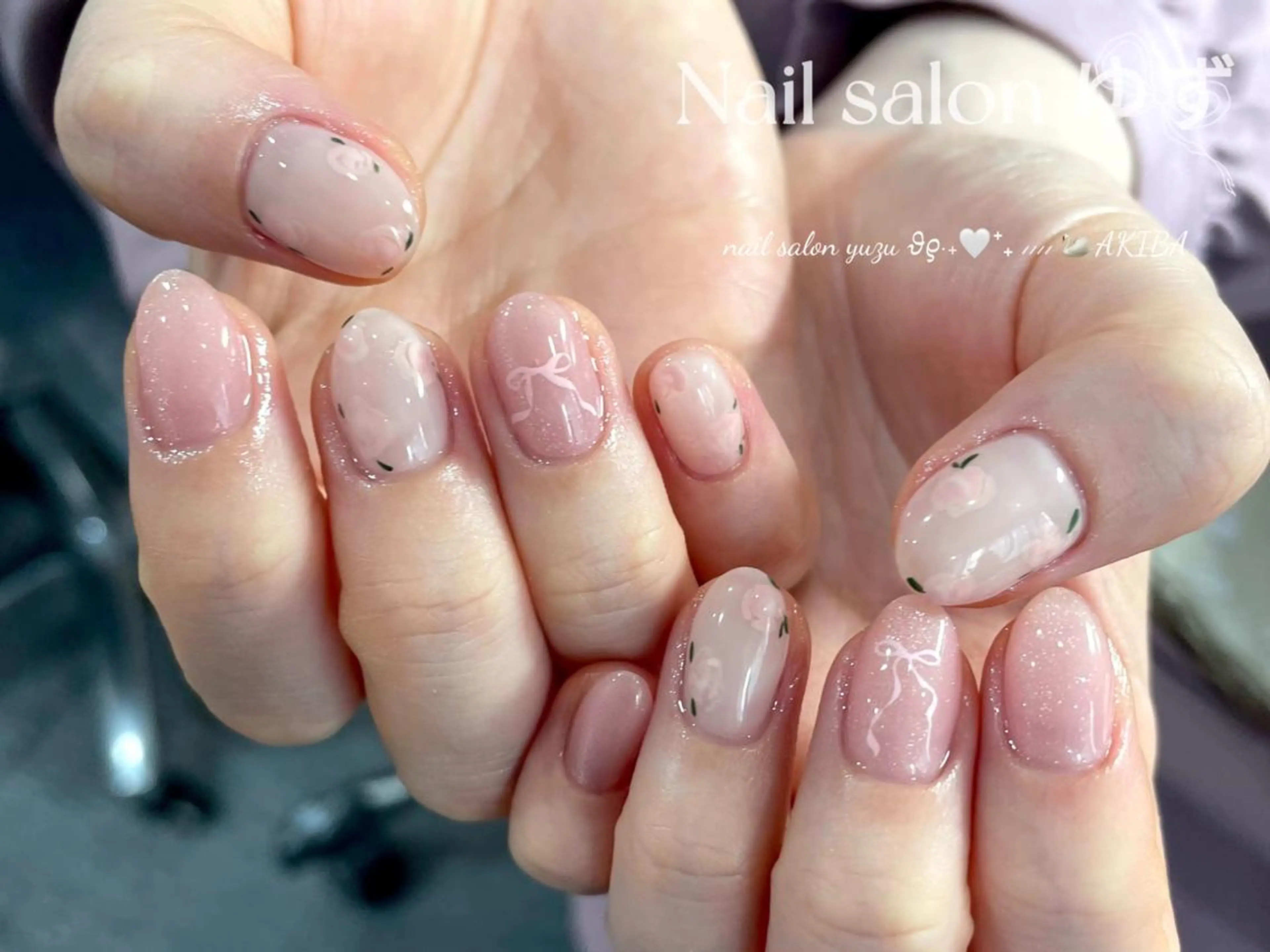 ネイル ハンドネイル MAKI💚💚💚 秋葉原.のネイルデザイン