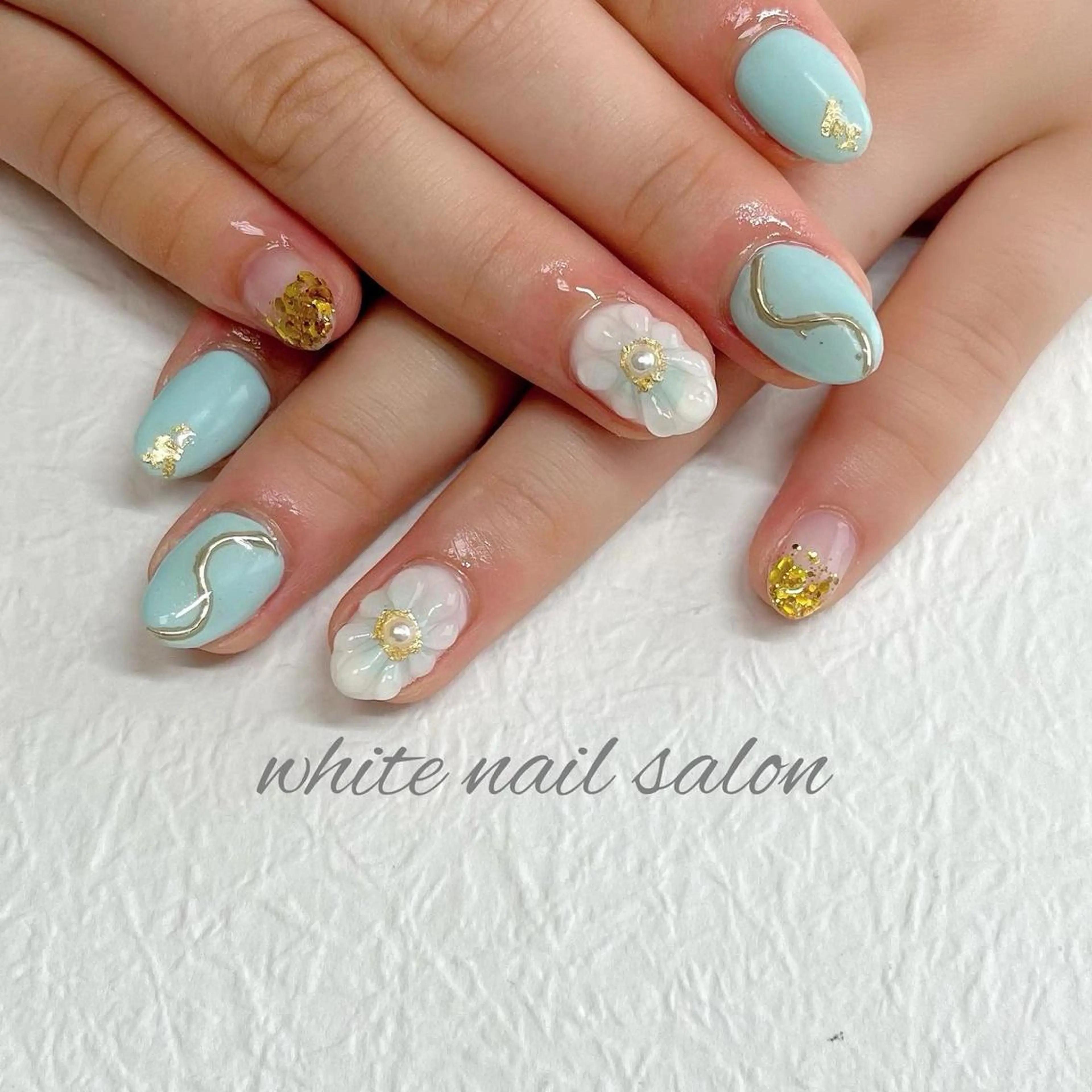 ネイル フットネイル ジェルネイル ハードジェル ラメ(グリッター) 持ち込み ハンドネイル white nail salonのネイルデザイン