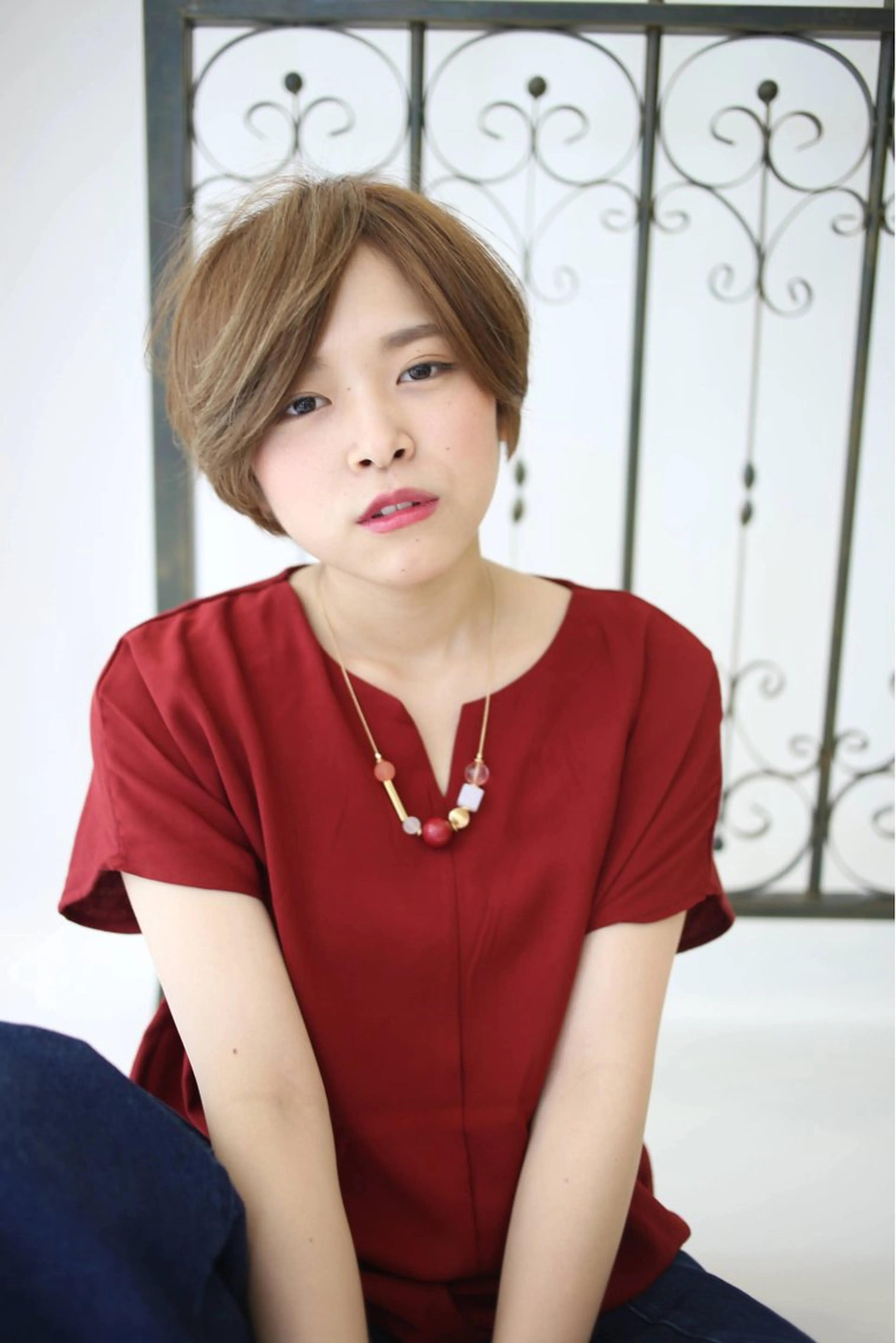 ショート 顔周りカット 伸ばしかけ 韓国風ヘア 似合わせカット ショートヘア i'LL Hair Design所属・藤枝のカリスマ ✂︎みしまたかしのヘアスタイル