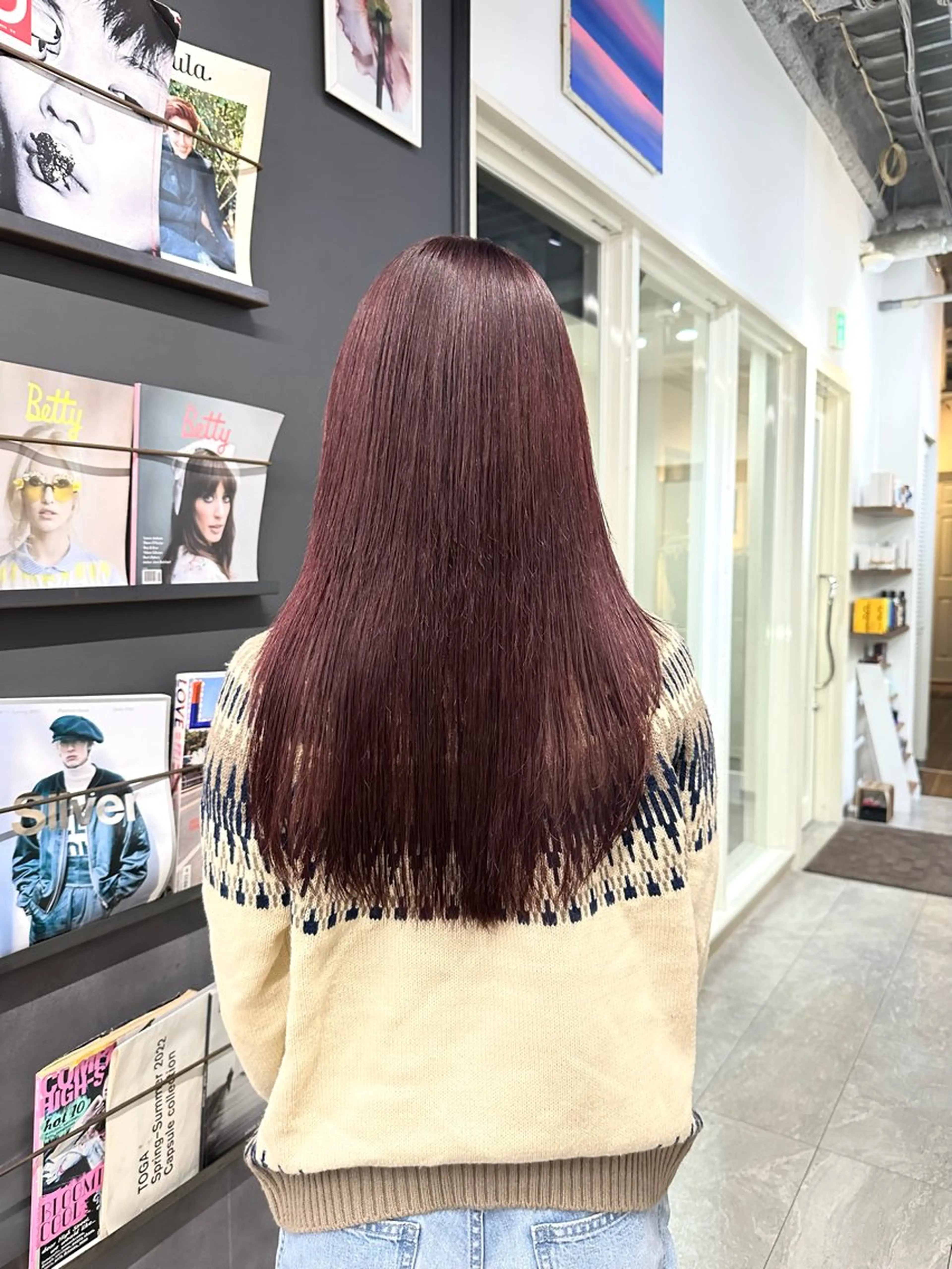 ロング カラー nao/福岡美容室 パーマ/ボブパーマのヘアスタイル