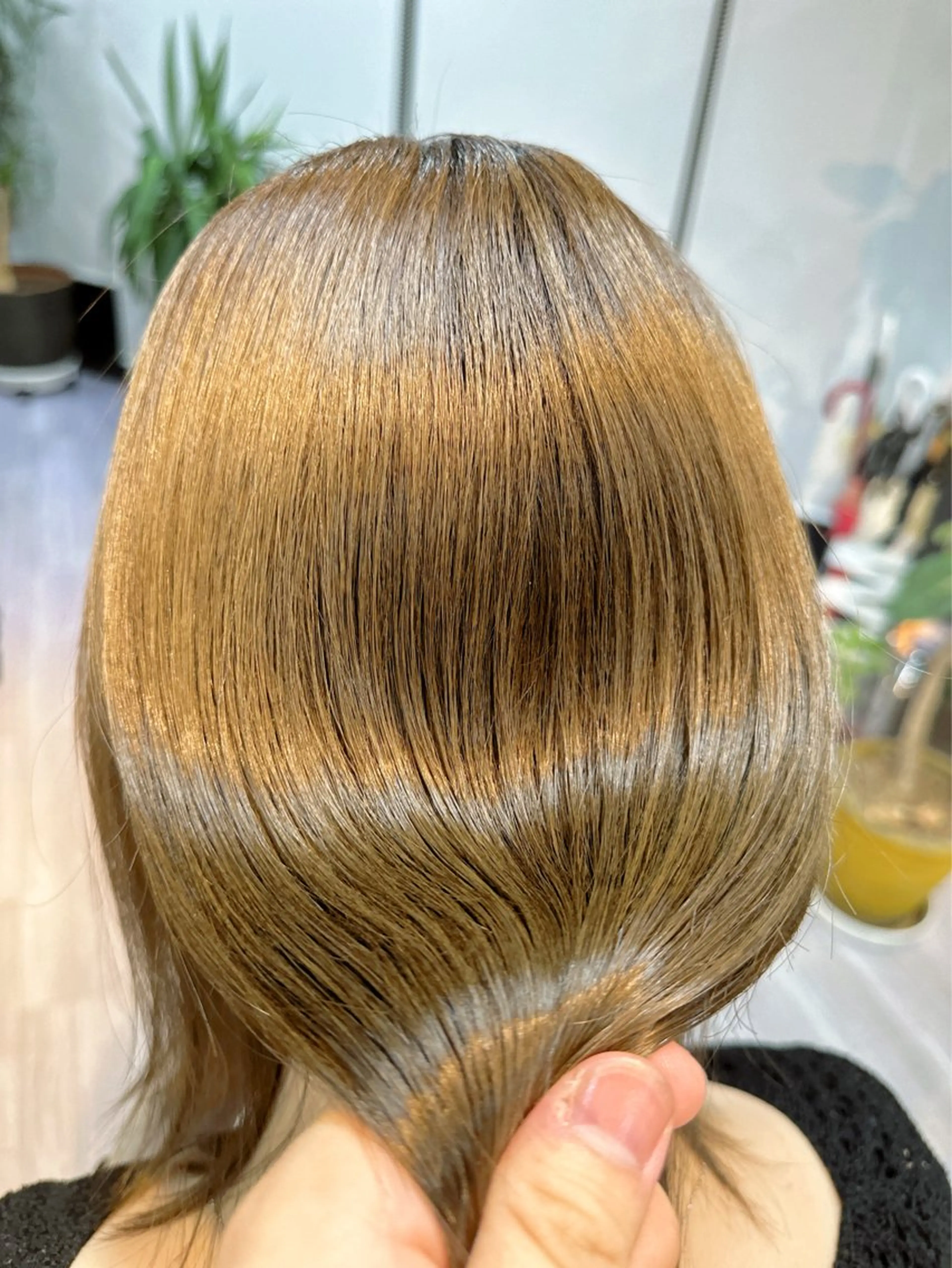 ミディアム arika オケシ　リョウダイのヘアスタイル