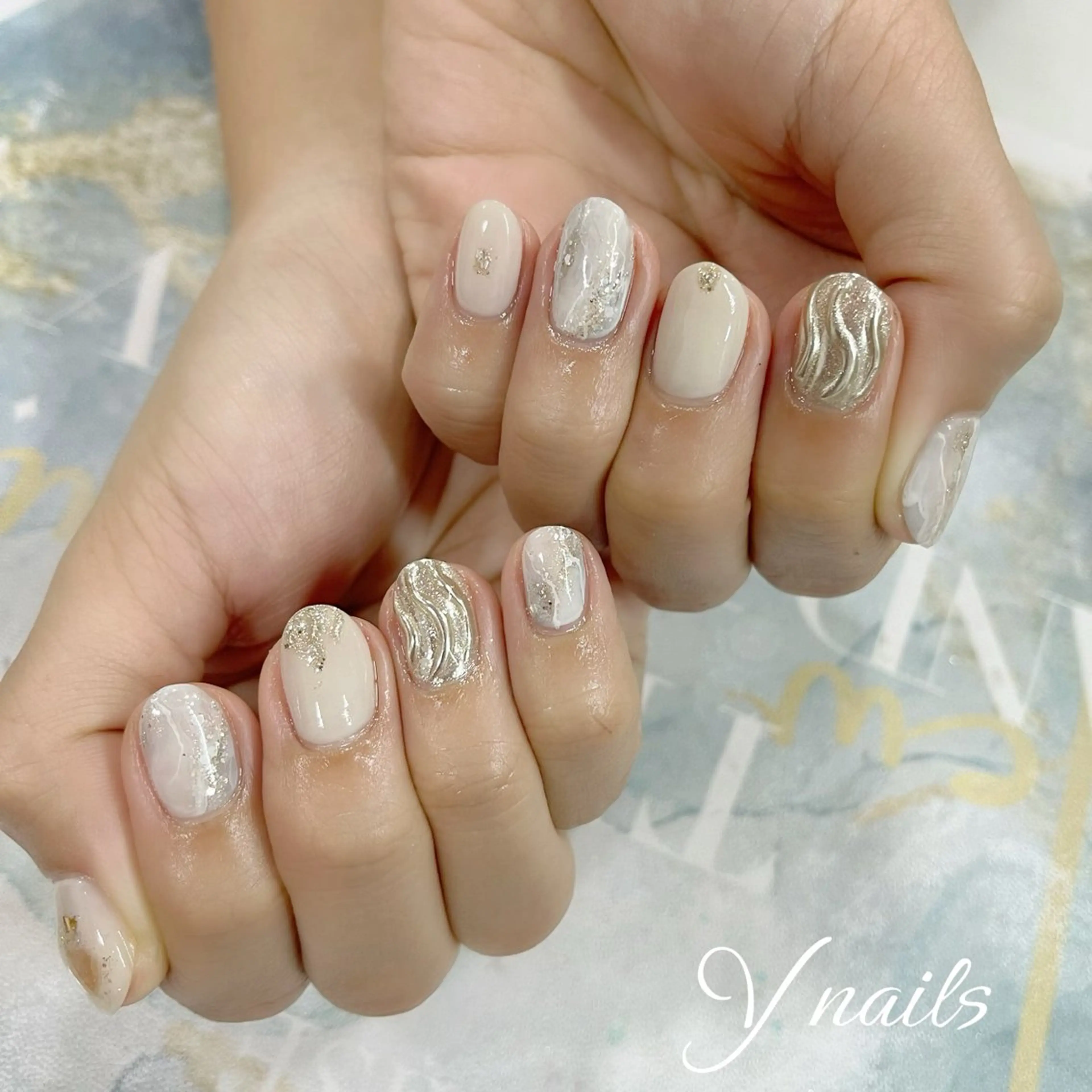 ネイル ニュアンスネイル ハンドネイル 桜井 Y nailsのネイルデザイン