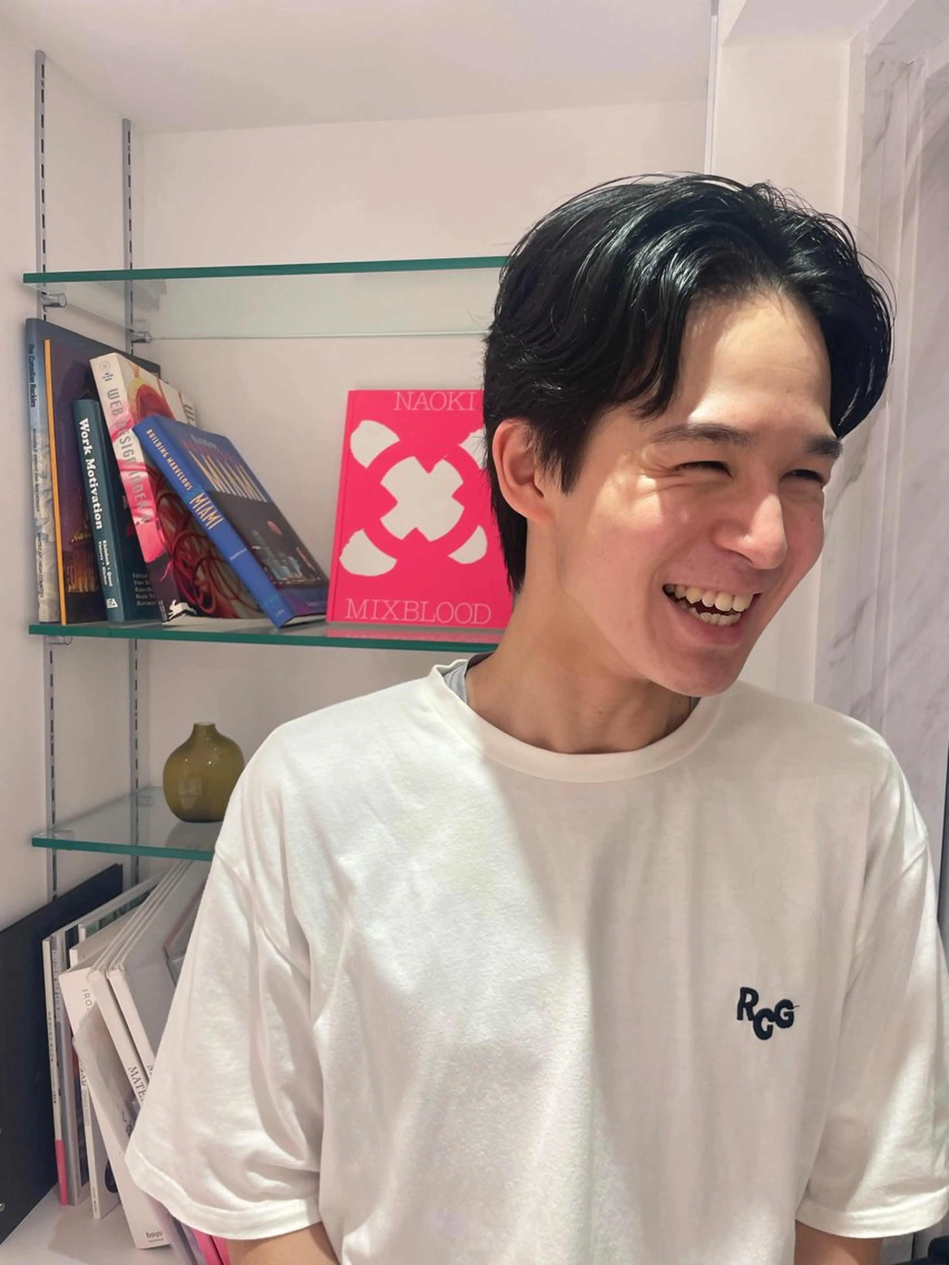 パーマ メンズ メンズ韓国風 カット 佐藤 綾郁のヘアスタイル