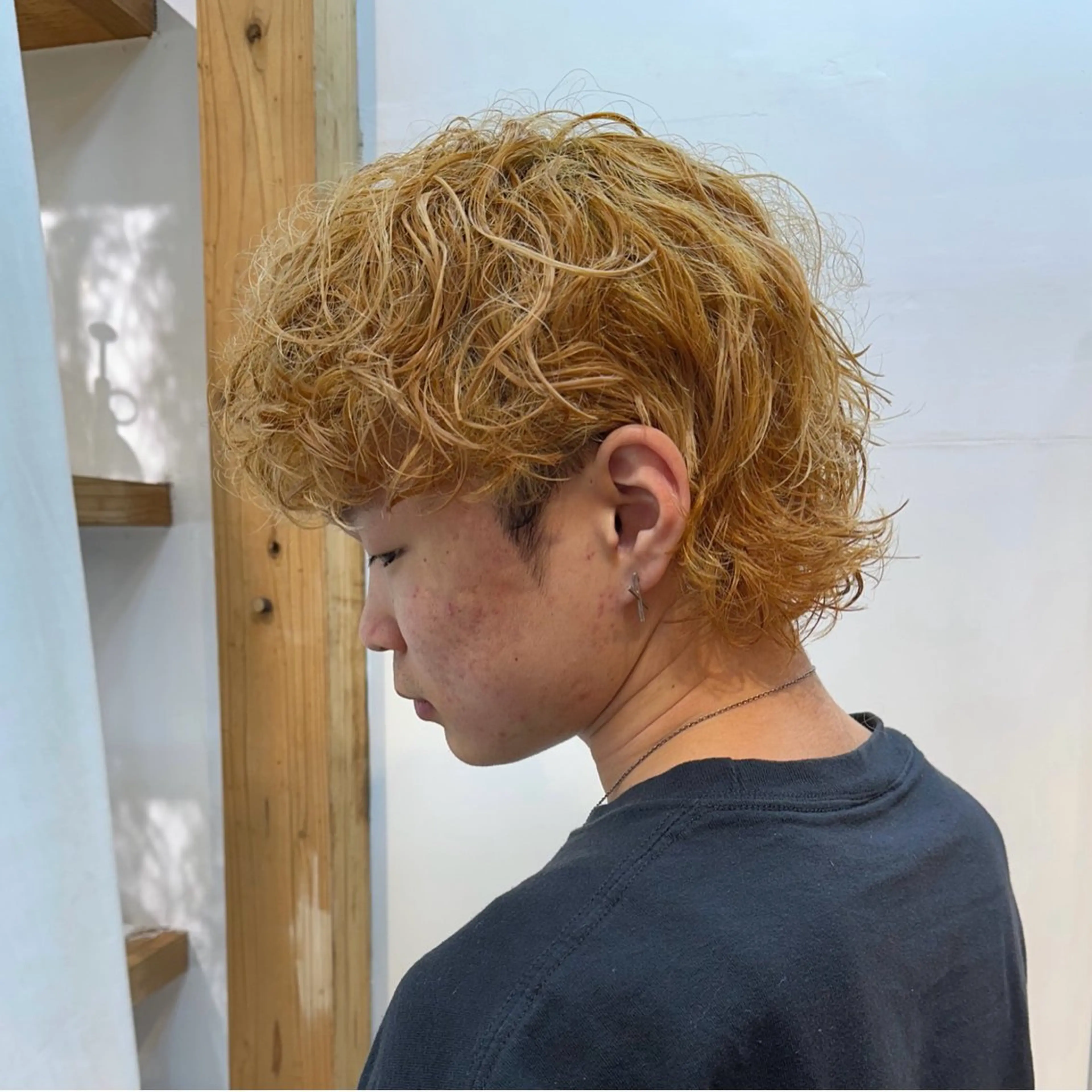 メンズ マレットヘア カット 渋谷 メンズヘア⭐️ タニグチヨシユキのヘアスタイル