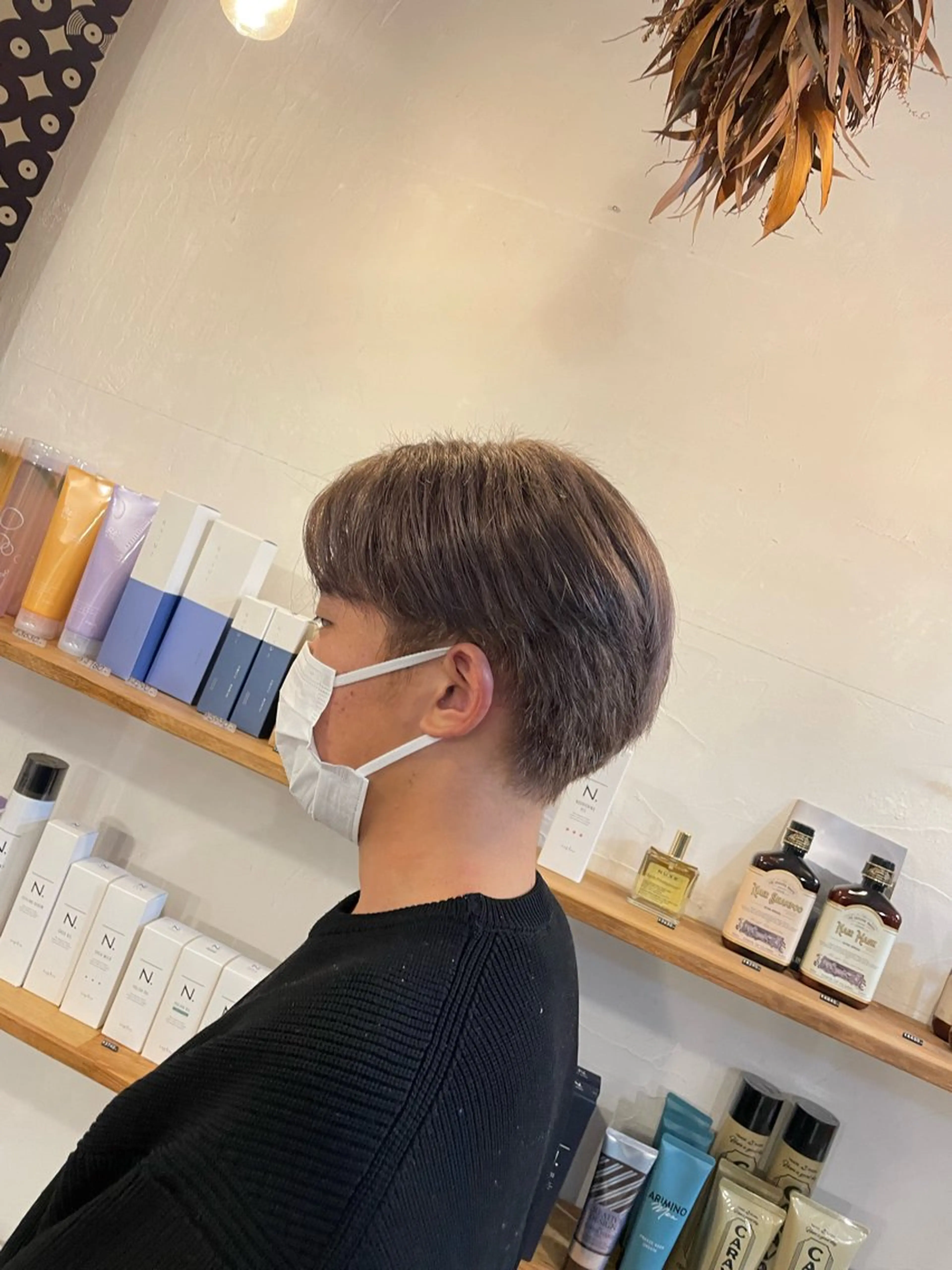 カラー メンズ ベージュカラー カット ヘアカラー Nana 🫧のヘアスタイル