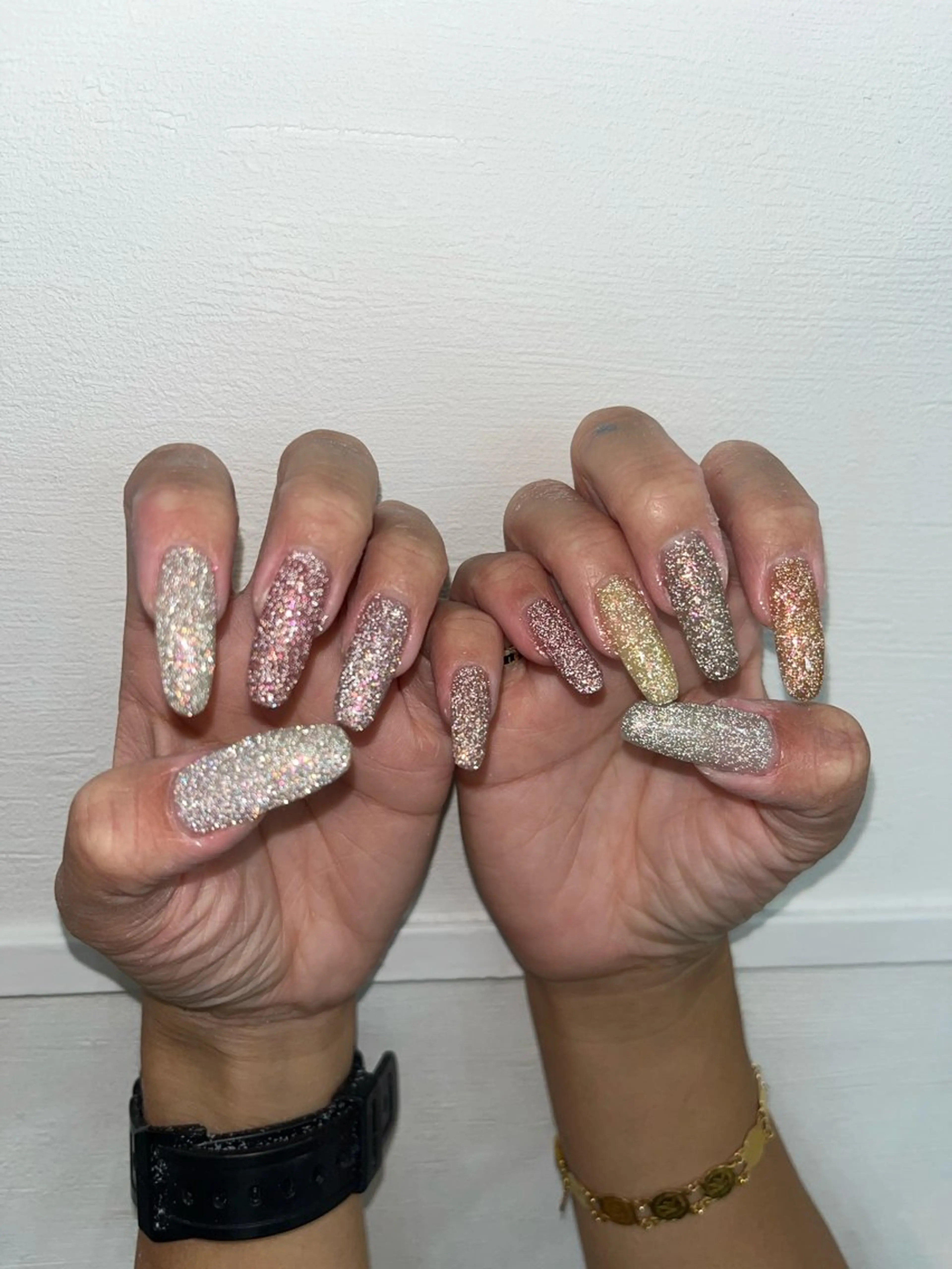 【平日限定💅カラー豊富💎】フラッシュネイル4180円(オフ込み)※長さだし・亀裂補強、パーツは＋料金で可能🌈の写真
