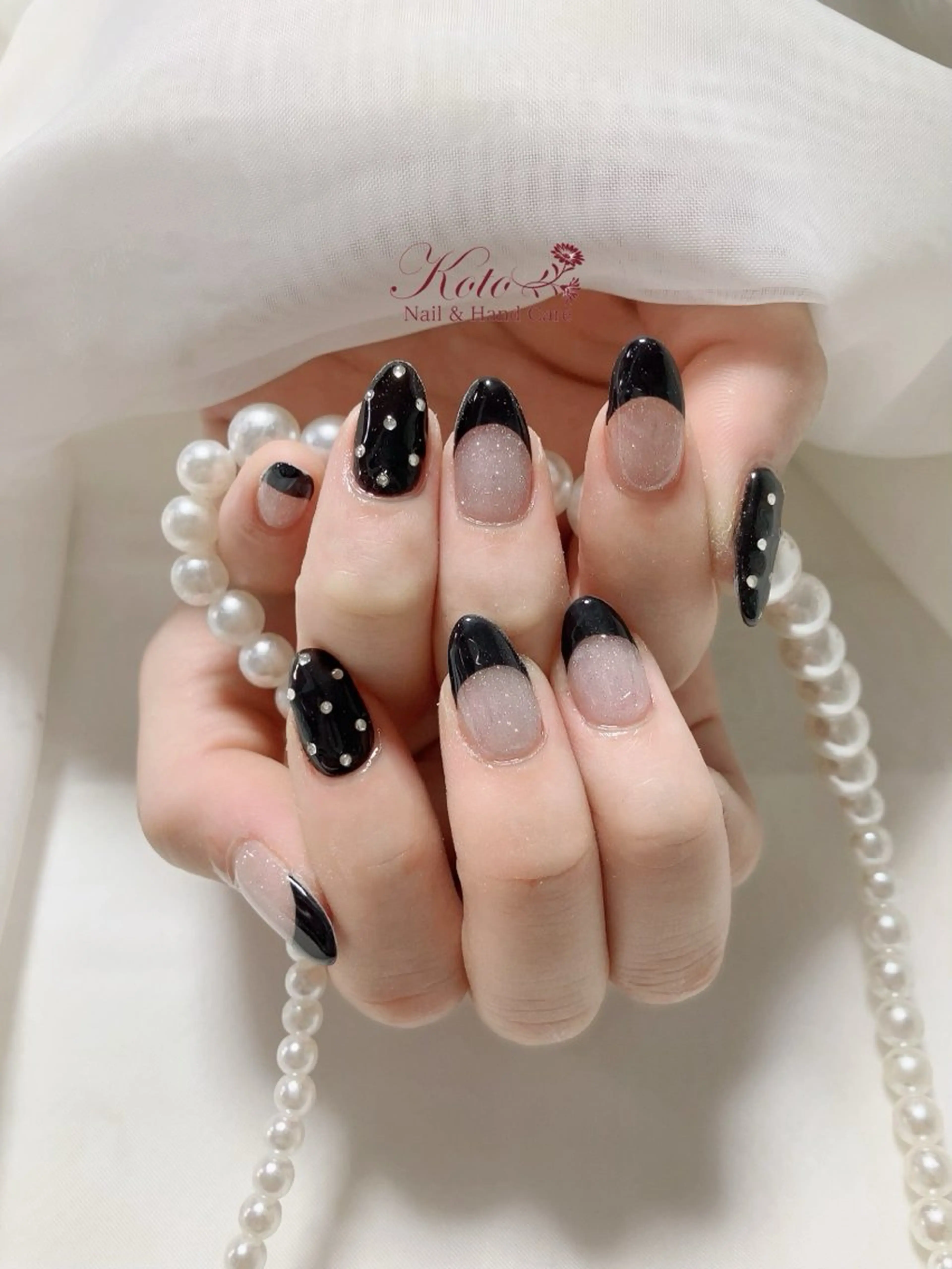 ネイル 長さ出し フレンチネイル ジェルネイル 持ち込み ニュアンスネイル ハンドネイル Nail Salon KOTOのネイルデザイン