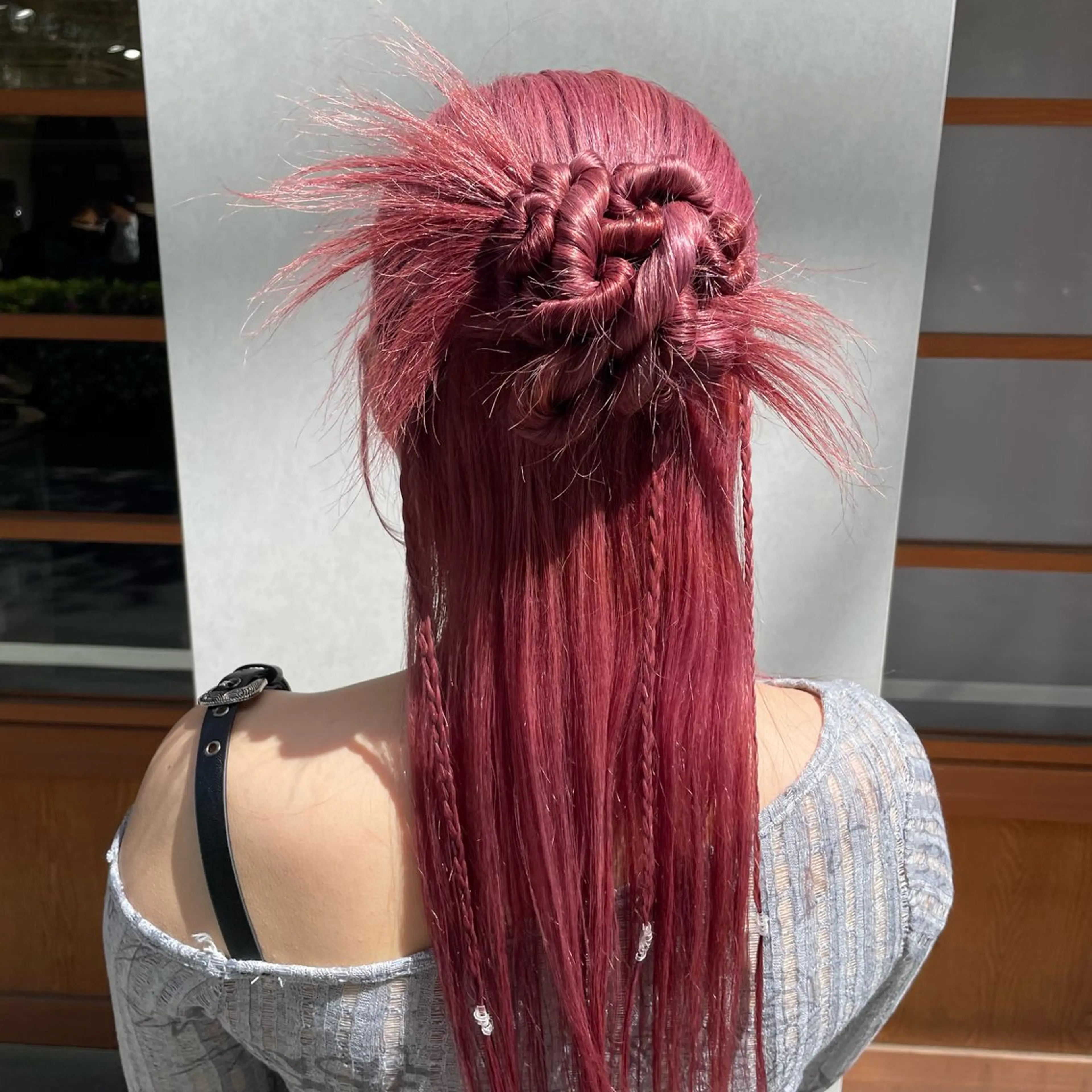 ヘアアレンジ ヘアセット 佐々木 悠莉のヘアスタイル