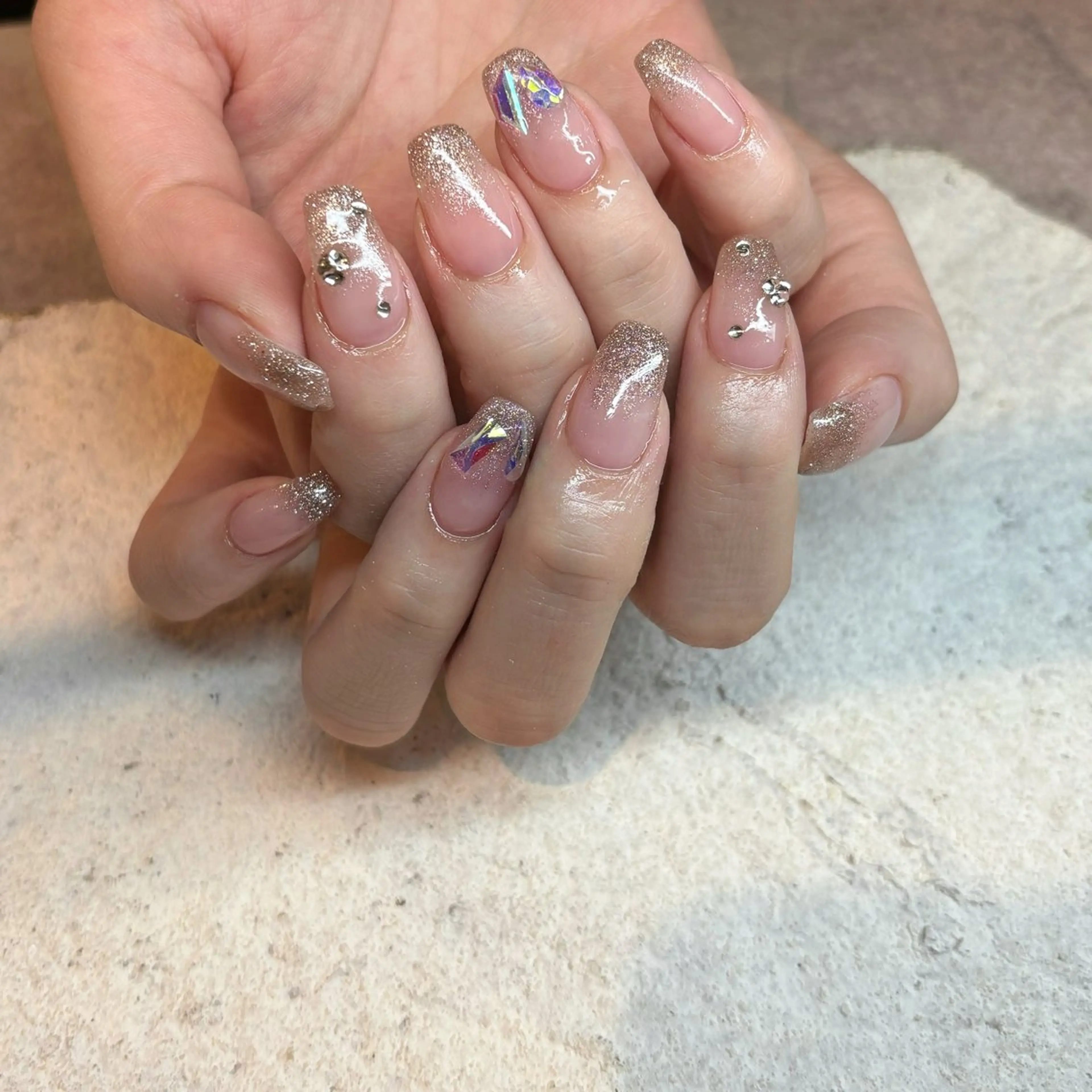 ネイル フラッシュネイル HONOKA W 【深江橋店】のネイルデザイン