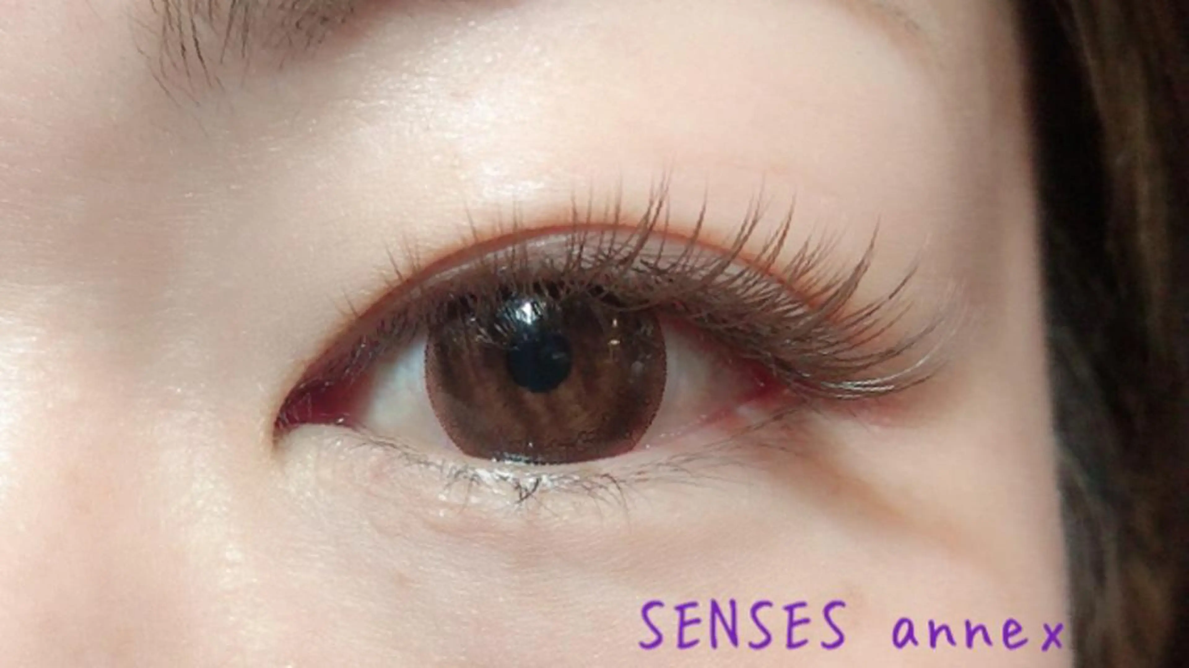 マツエク・マツパ Cカール カラーマツエク SENSES_ WAKAのマツエク・マツパデザイン