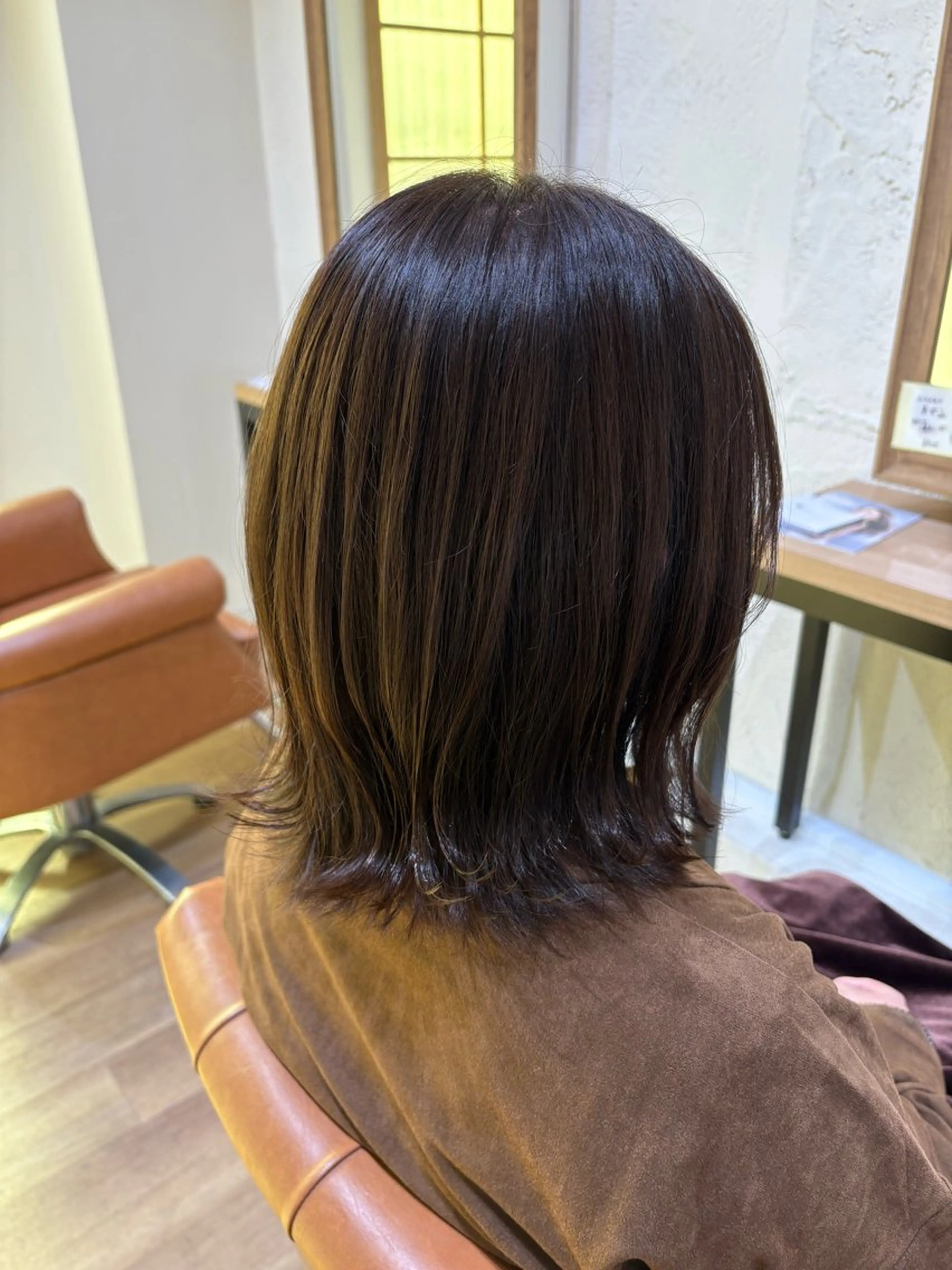 ミディアム トリートメント bisou hair スガノ　カヤノのヘアスタイル