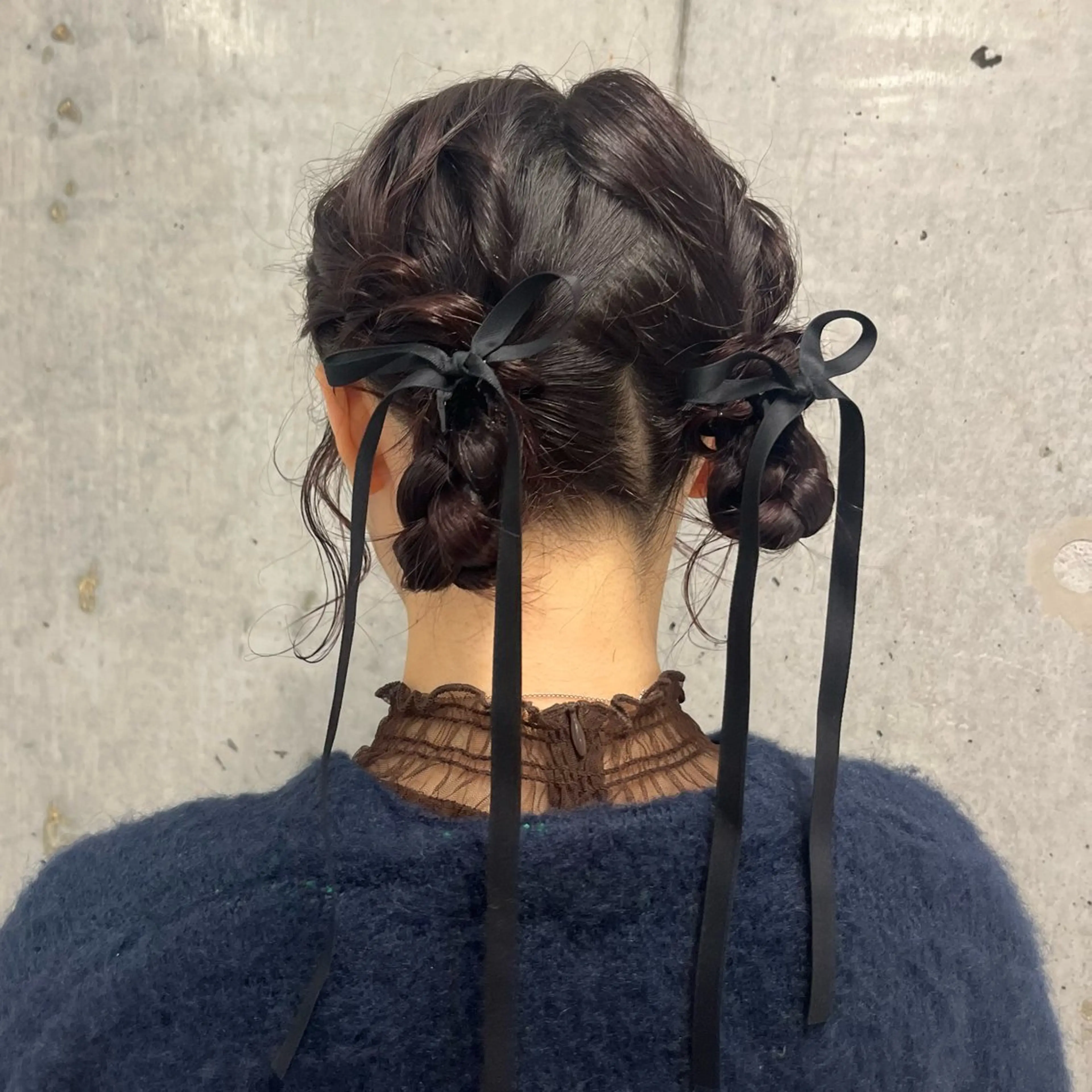 ヘアアレンジ ヘアセット りおな/エクステ /ハイトーンカラーのヘアスタイル