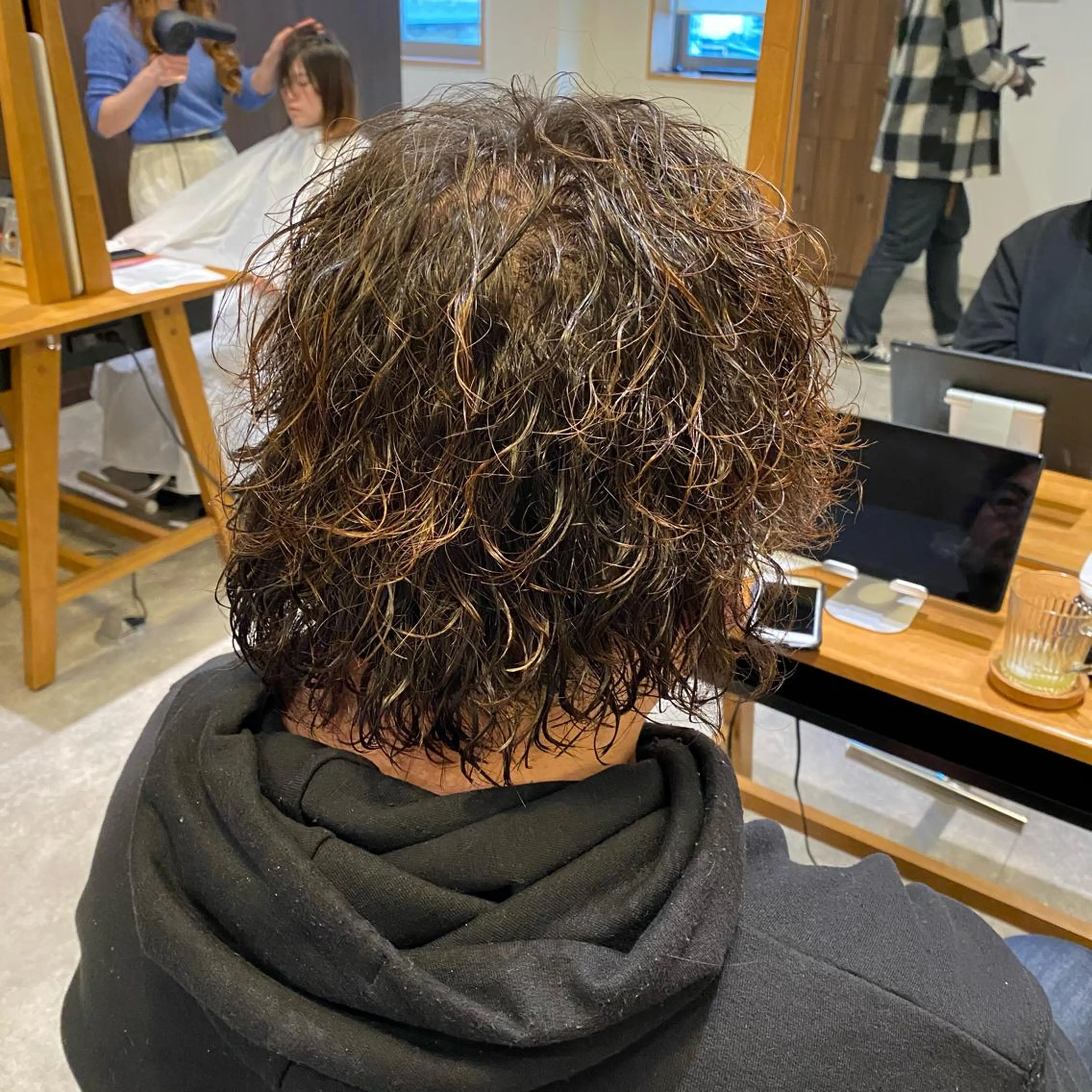 パーマ メンズ 松本 直也のヘアスタイル
