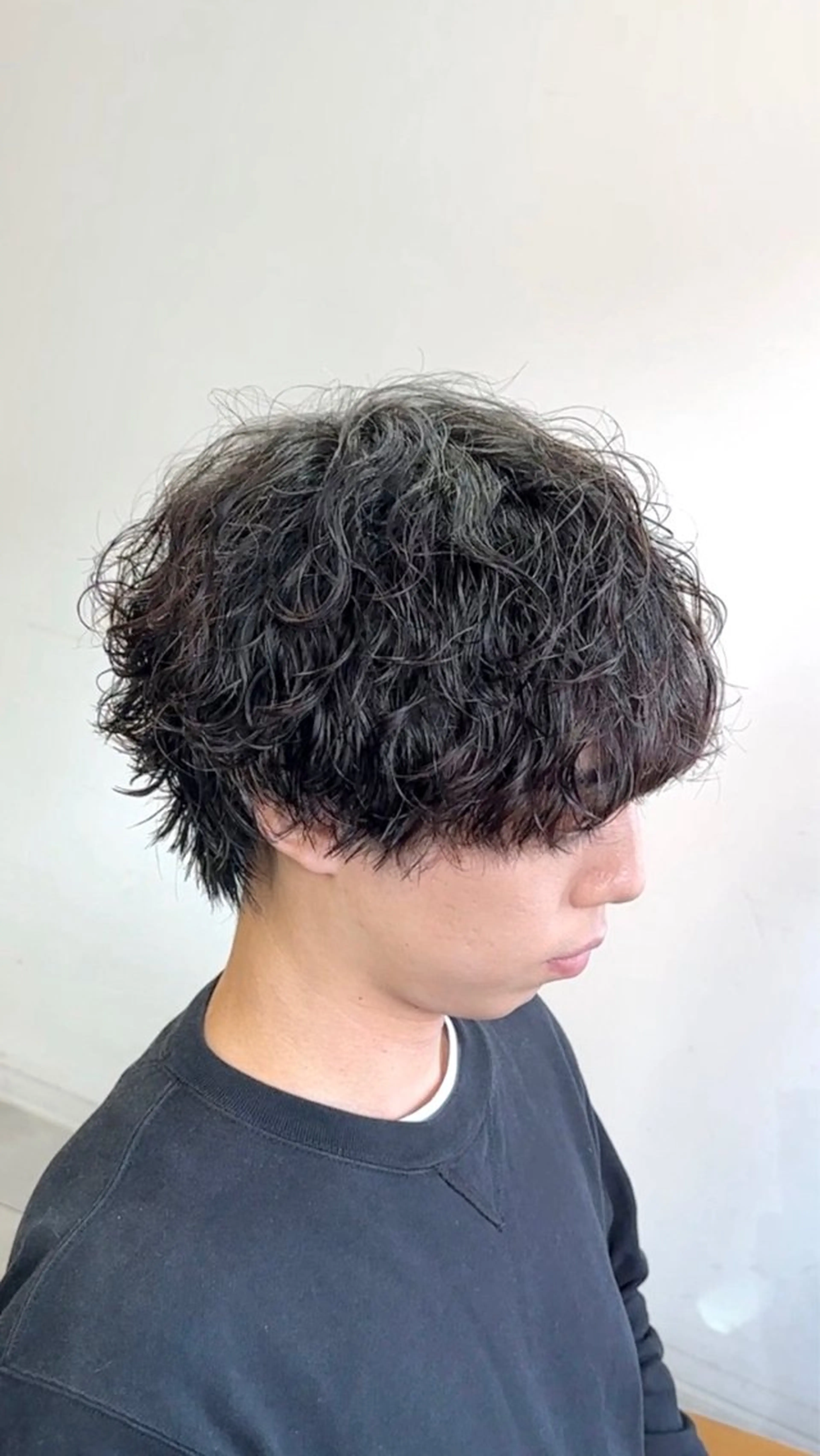 パーマ メンズ メンズパーマ 波巻きパーマ カット パーマ メンズパーマ/新宿/ サイカショウイチのヘアスタイル