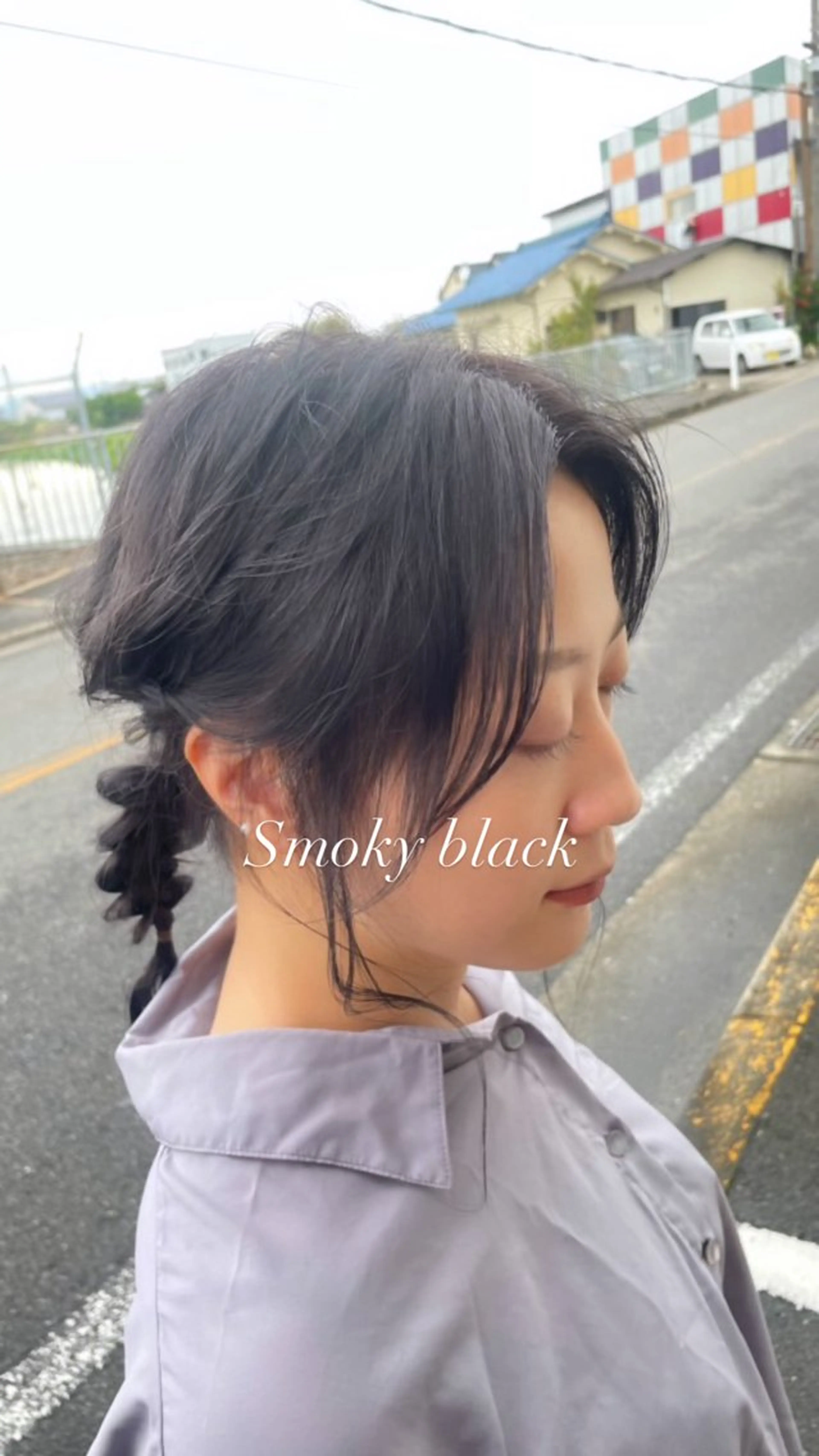ミディアム ヘアカラー トリートメント miyuki arare hairのヘアスタイル