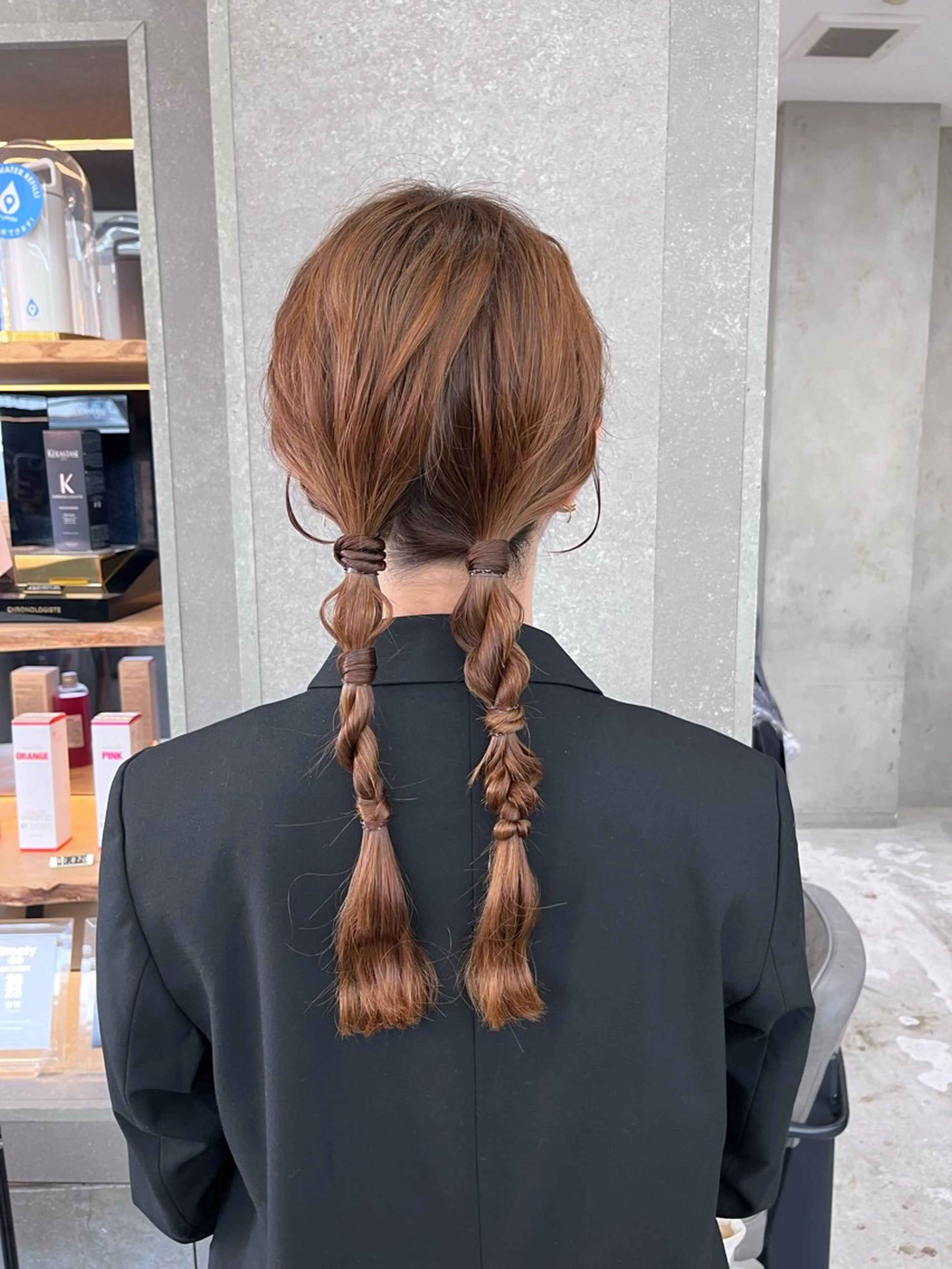 セミロング ヘアセット レイヤーくびれヘア アレンジmanakaのヘアスタイル