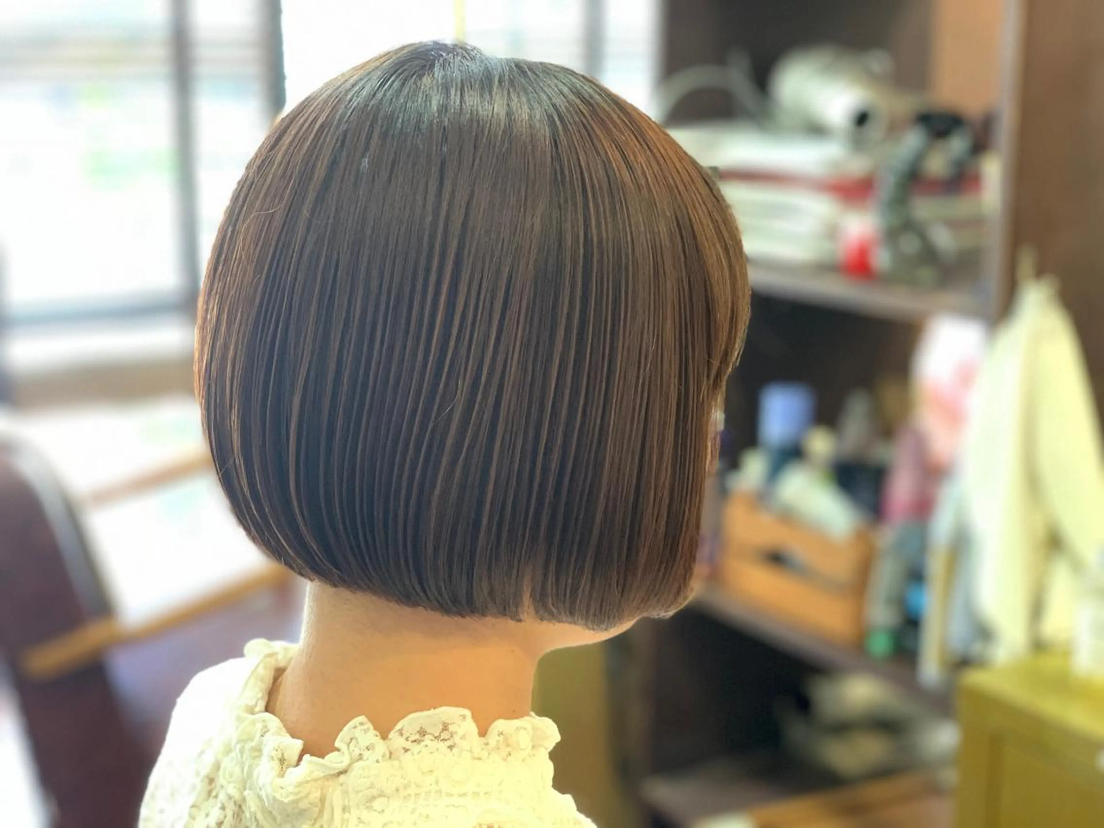 ショート カット ヘアカラー トリートメント ツイストスパイラル 波巻き🩵片平和香奈のヘアスタイル