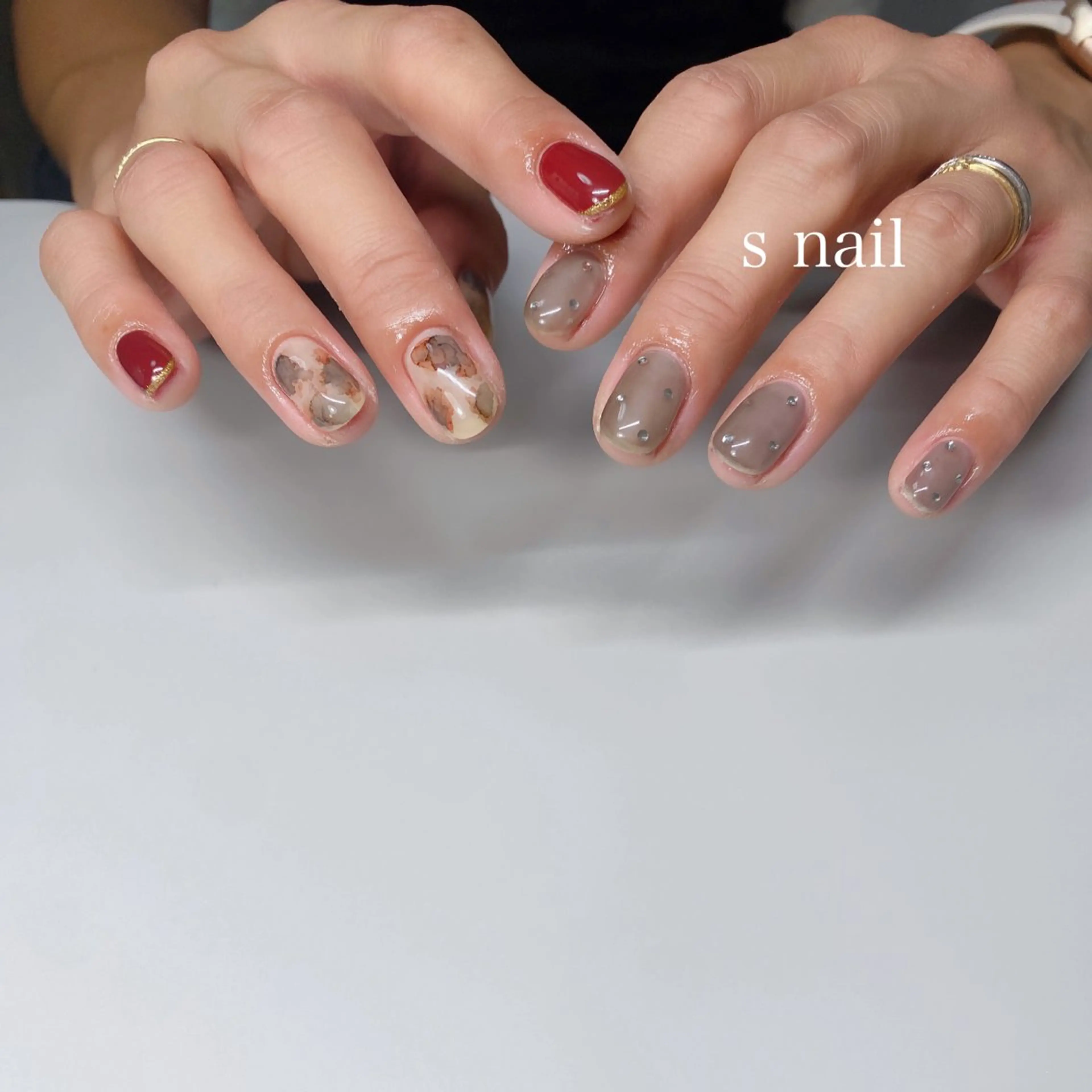 ネイル アートネイル ハンドネイル s nail さとよしみゆきのネイルデザイン