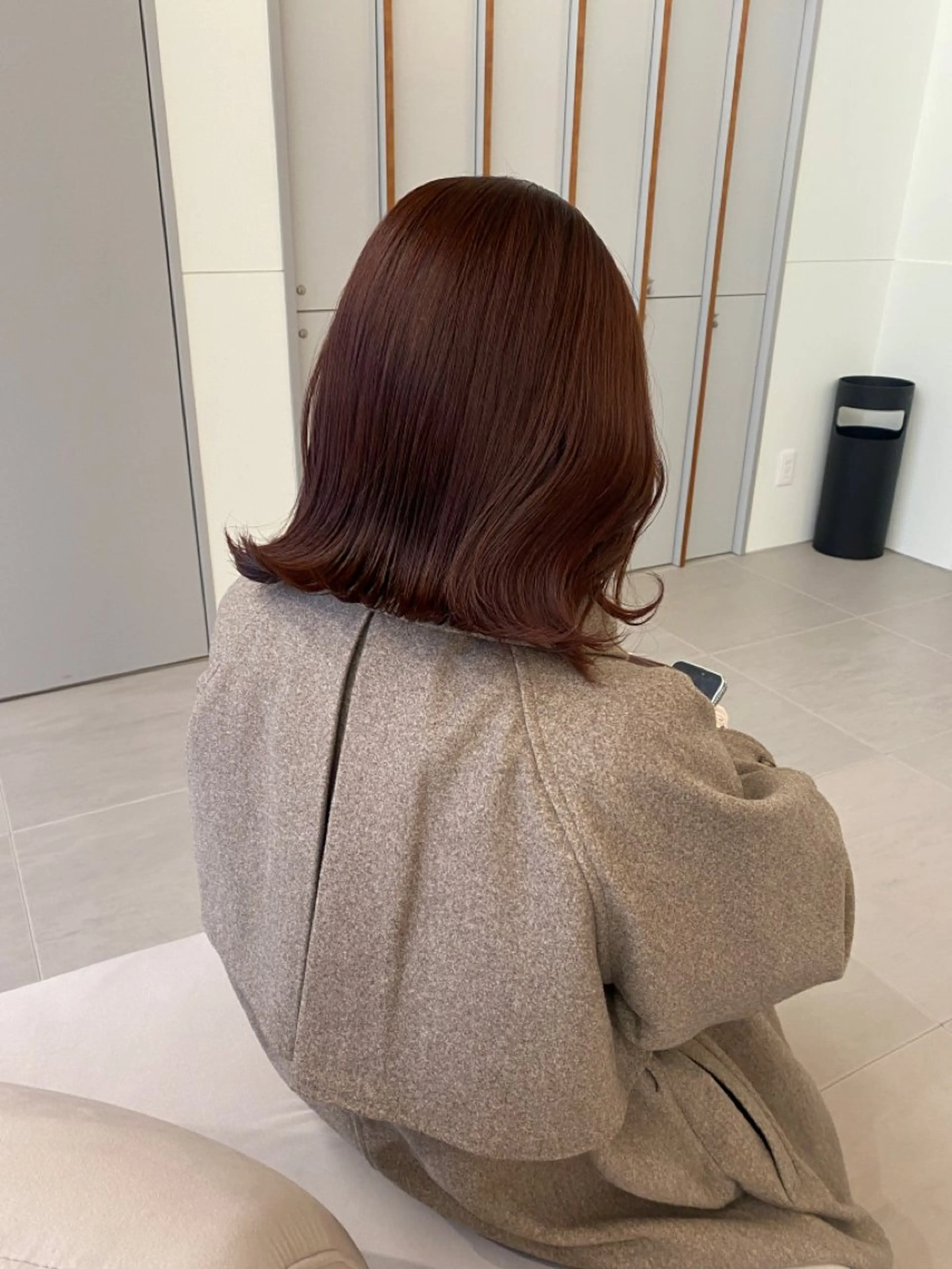 セミロング カラー ブラウンカラー ダブルカラー ピンクカラー ピンクブラウン ヘアカラー ハイトーン大好き 美容師🕊️aiのヘアスタイル