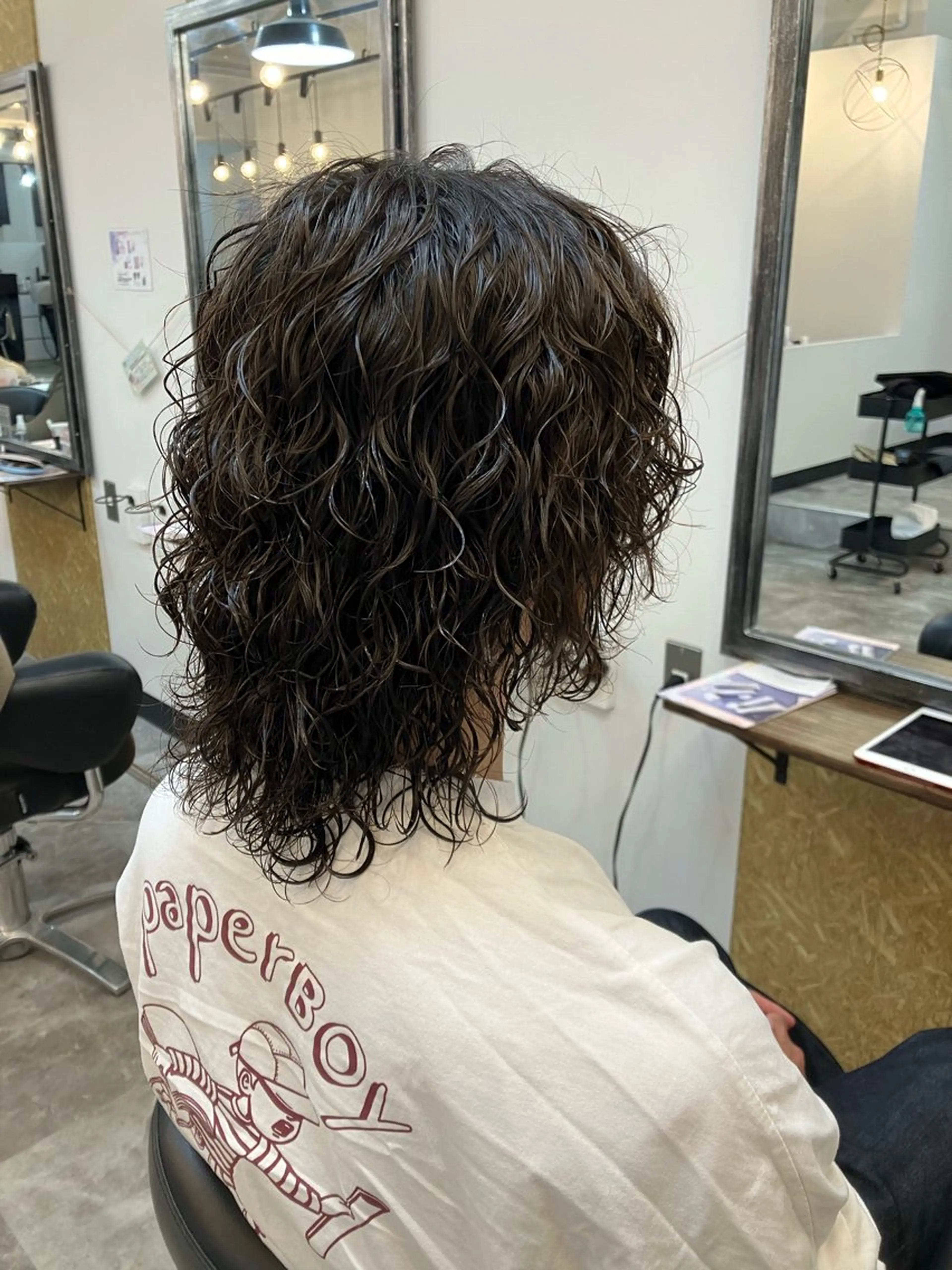 セミロング カット パーマ ✨艶髪特化✨ 後藤圭太のヘアスタイル