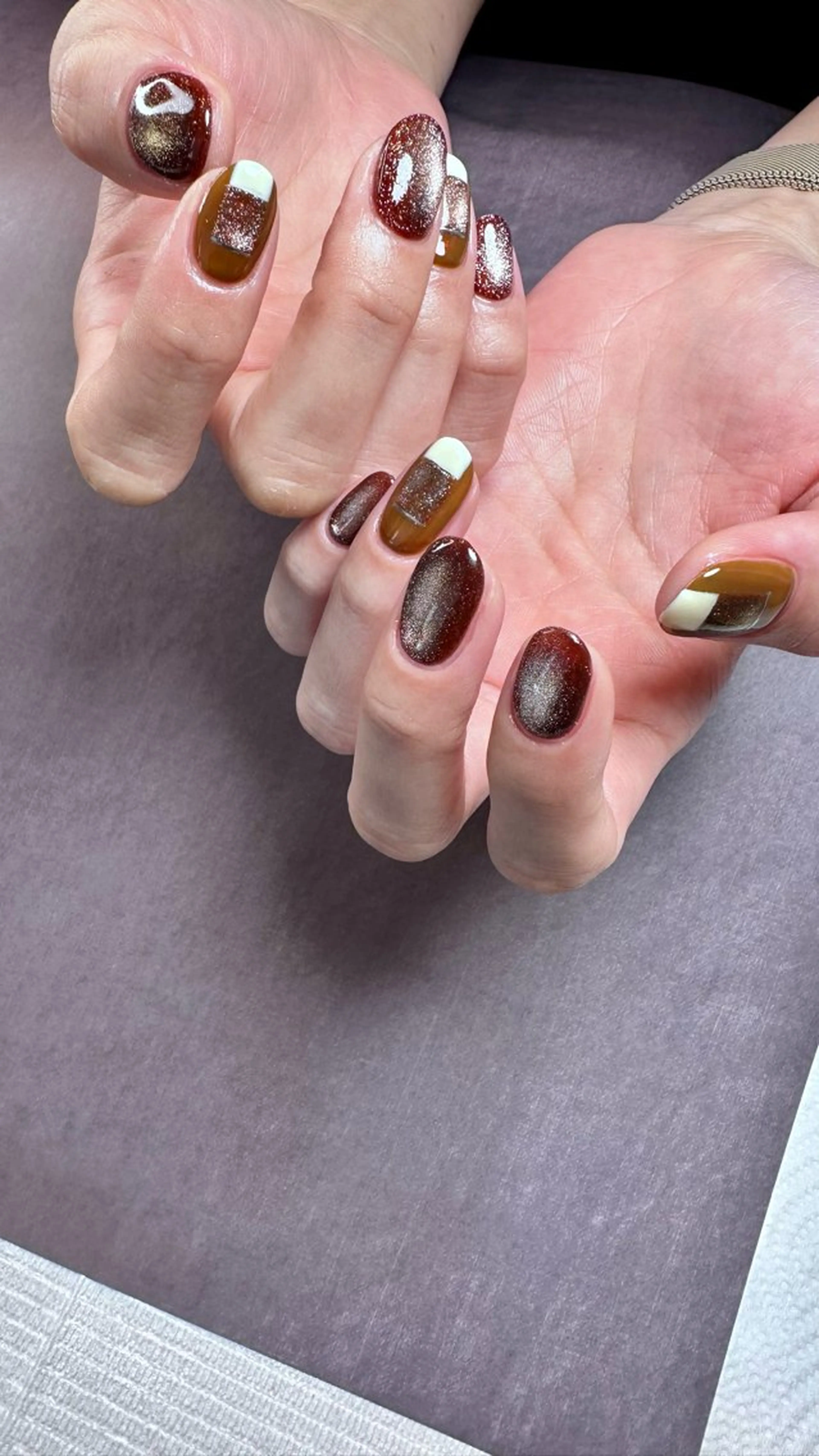 ネイル ニュアンスネイル ハンドネイル ハンドケア Atelier Ariのネイルデザイン