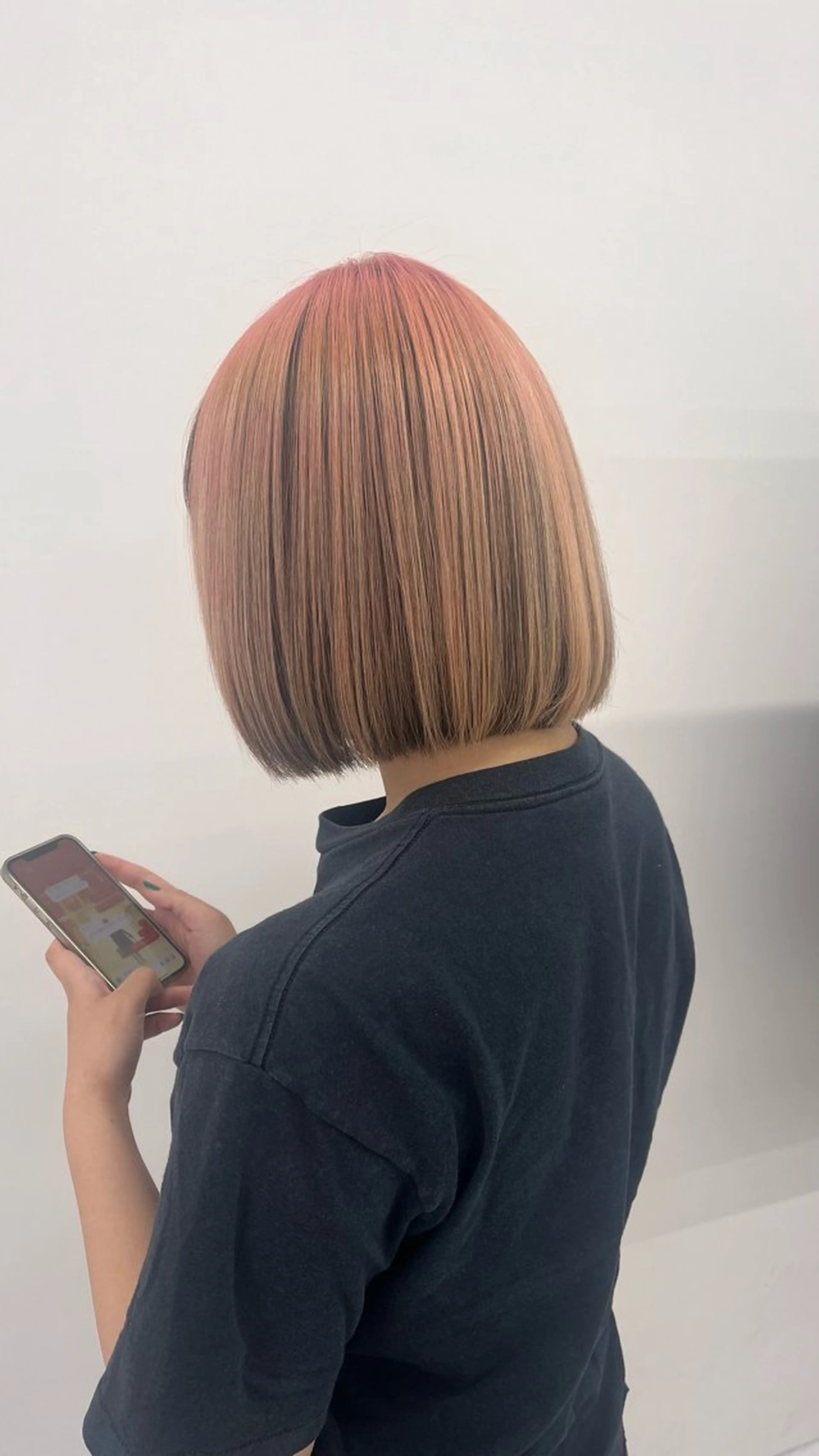 ミディアム ボブ なかやま みおのヘアスタイル