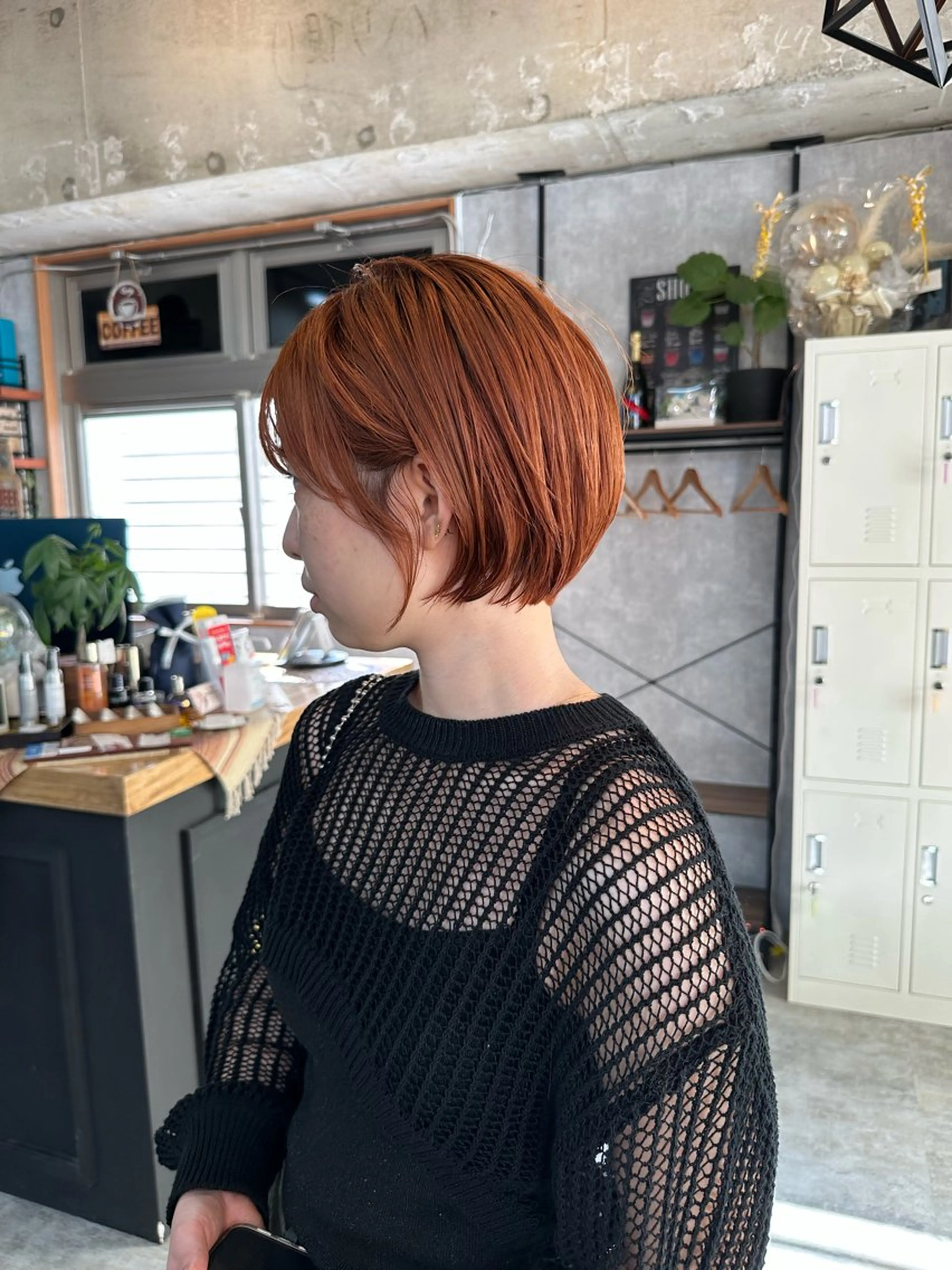 ショート 切りっぱなしボブ ショートボブ ハンサムショート 丸みショート ボブ ヘアカラー C’LD hair  produce /シールドヘア所属・モテ髪/ボブ/ショー ト/アダチフウトのヘアスタイル