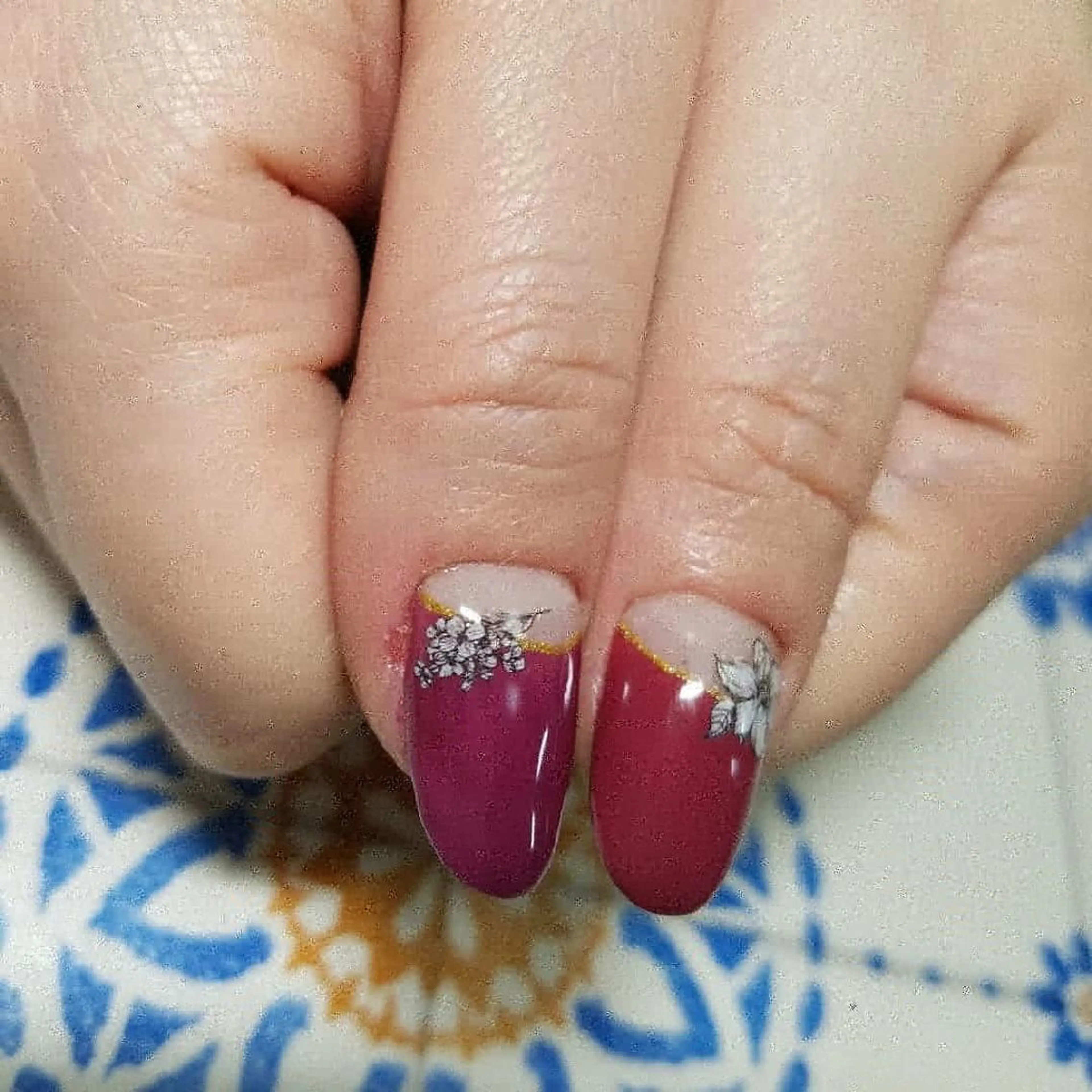 ネイル フレンチネイル スカルプネイル nail yu-joy所属・yuu -joynailのネイルデザイン
