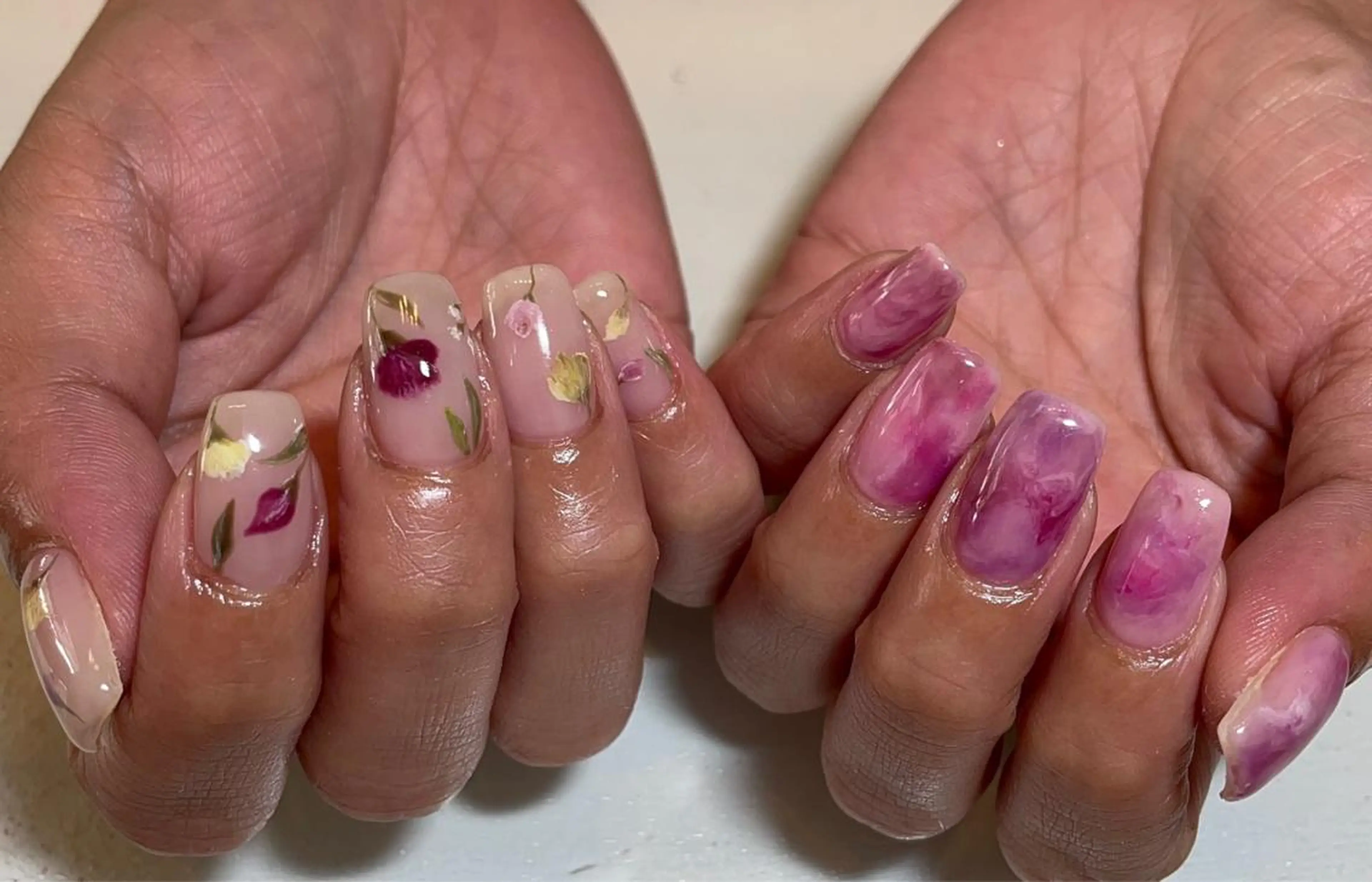 ネイル ジェルネイル マットネイル ミラーネイル ニュアンスネイル オフィスネイル ハンドネイル nail salon ラピスラズリのネイルデザイン