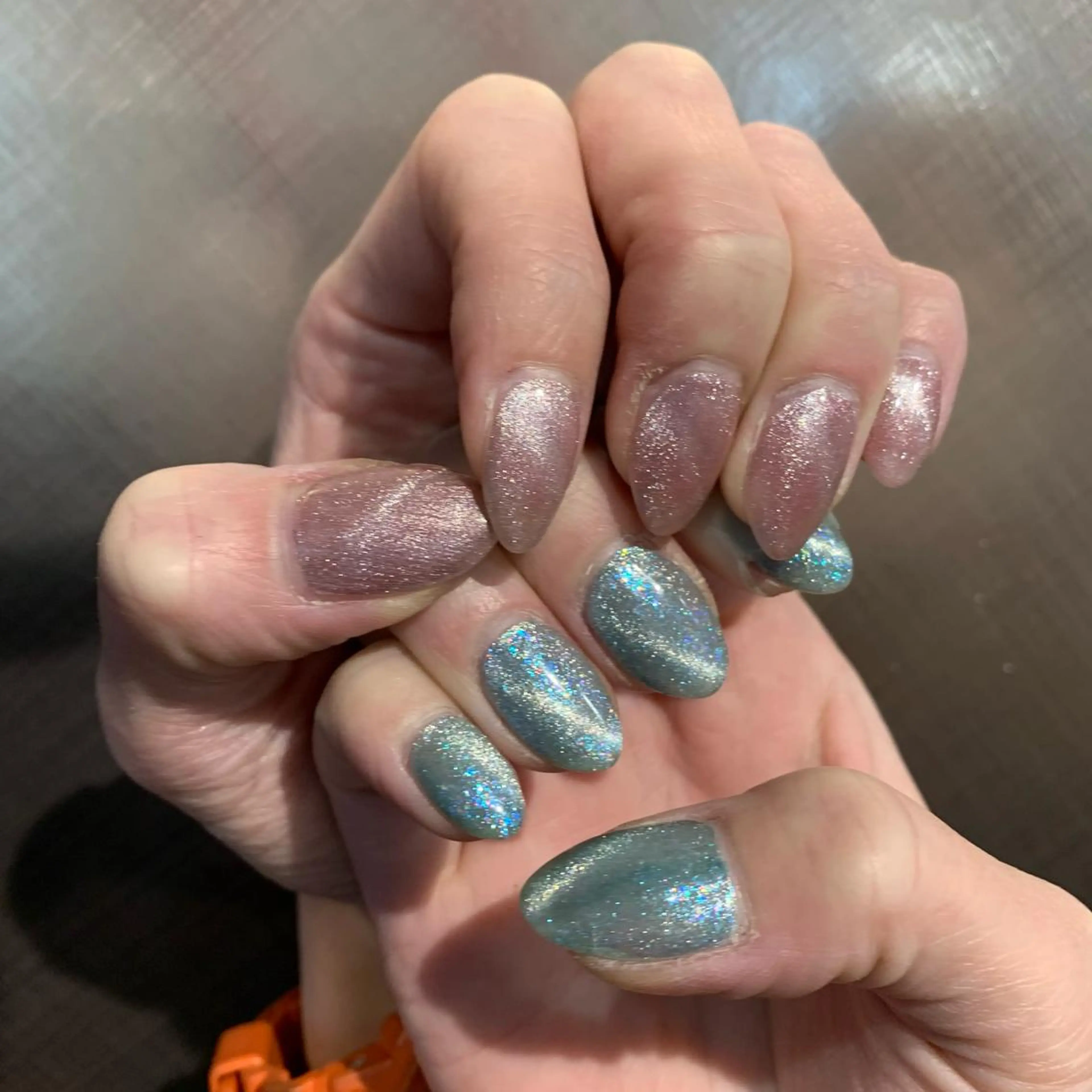 ネイル マグネットネイル ワンカラーネイル ハンドネイル 松川 めぐみのネイルデザイン