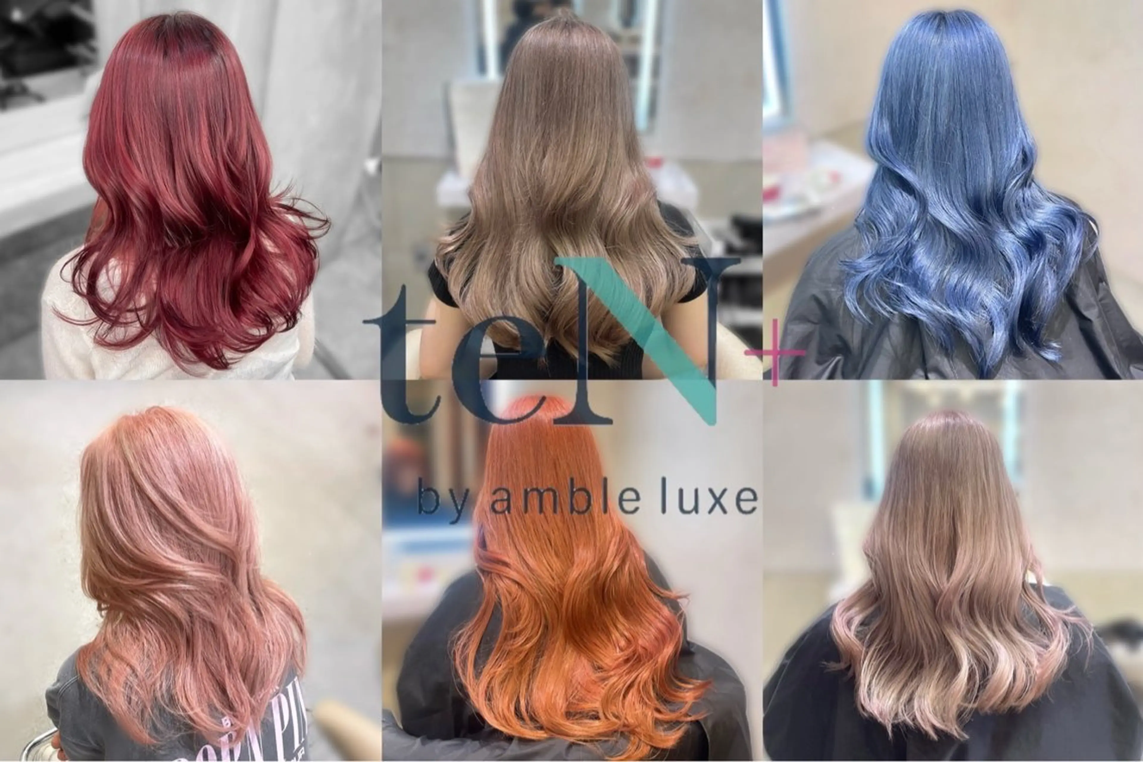 ロング 韓国風ヘア カット ヘアカラー トリートメント teN+by ambleluxeのヘアスタイル