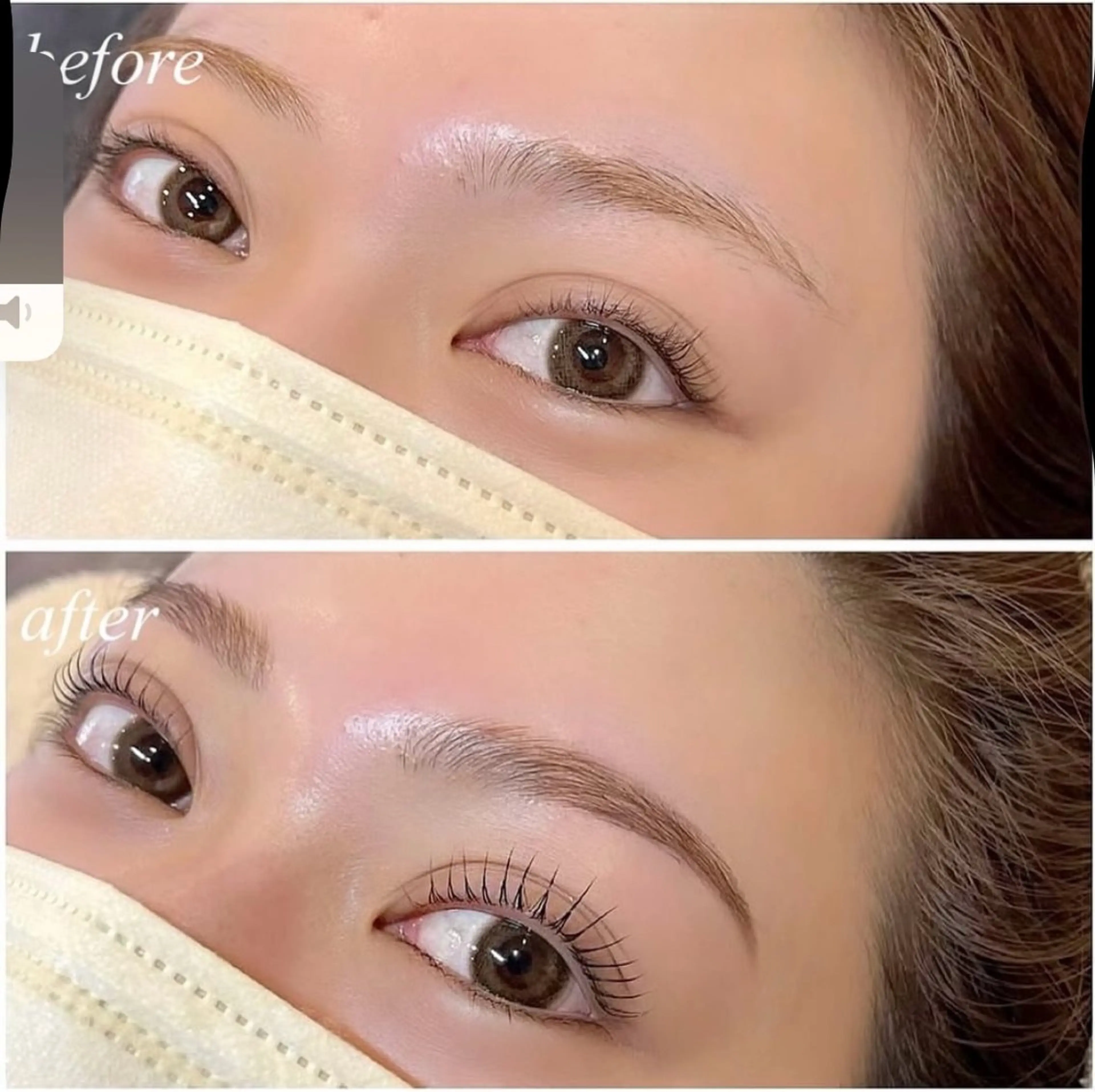 マツエク・マツパ マツパ 眉毛とまつ毛パーマの専門店　ロレインブロウ　徳島藍住店所属・Hosokawa Yuriのマツエク・マツパデザイン