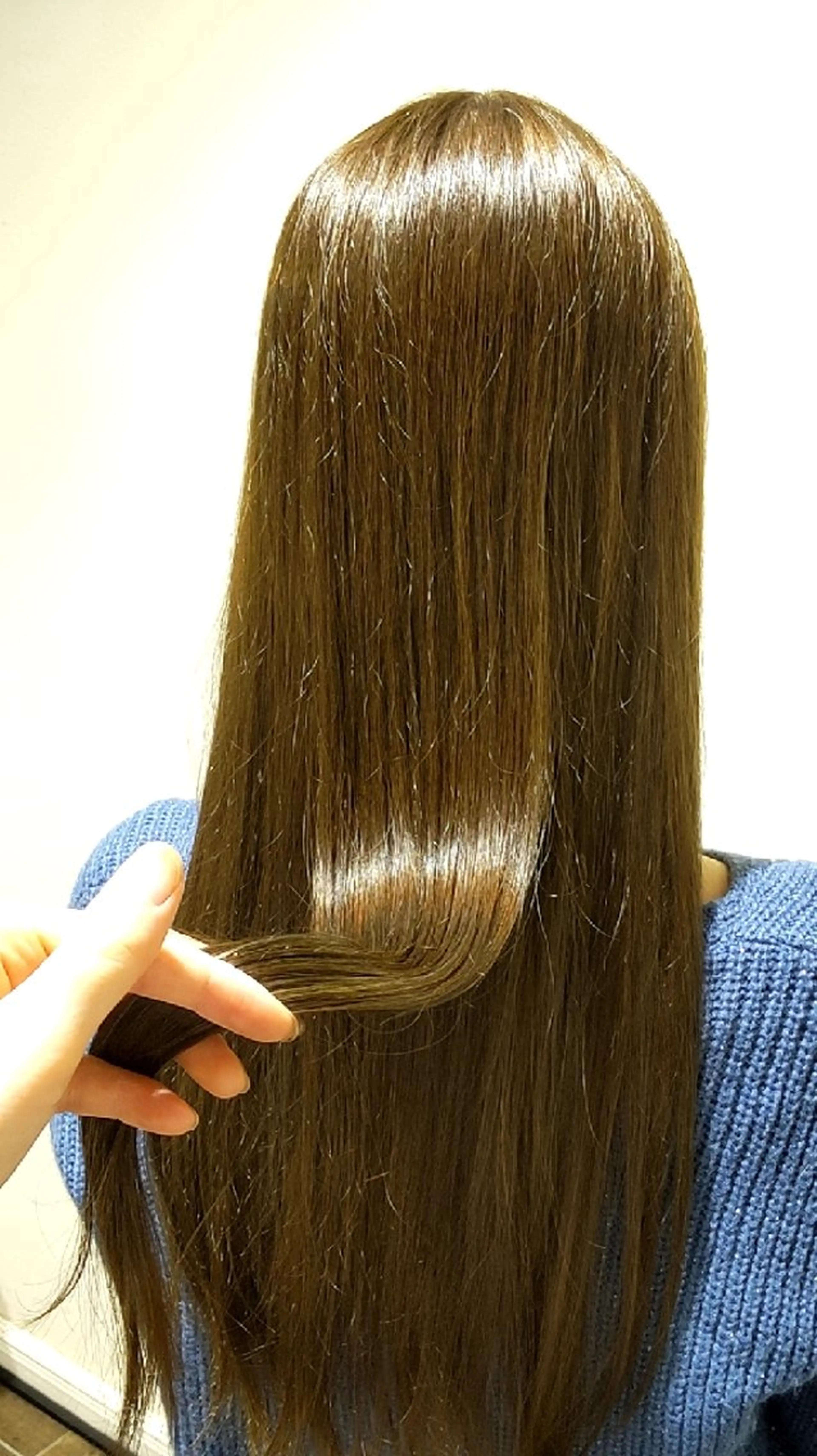 ロング カラー ブリーチ ブリーチなしカラー もり はなののヘアスタイル