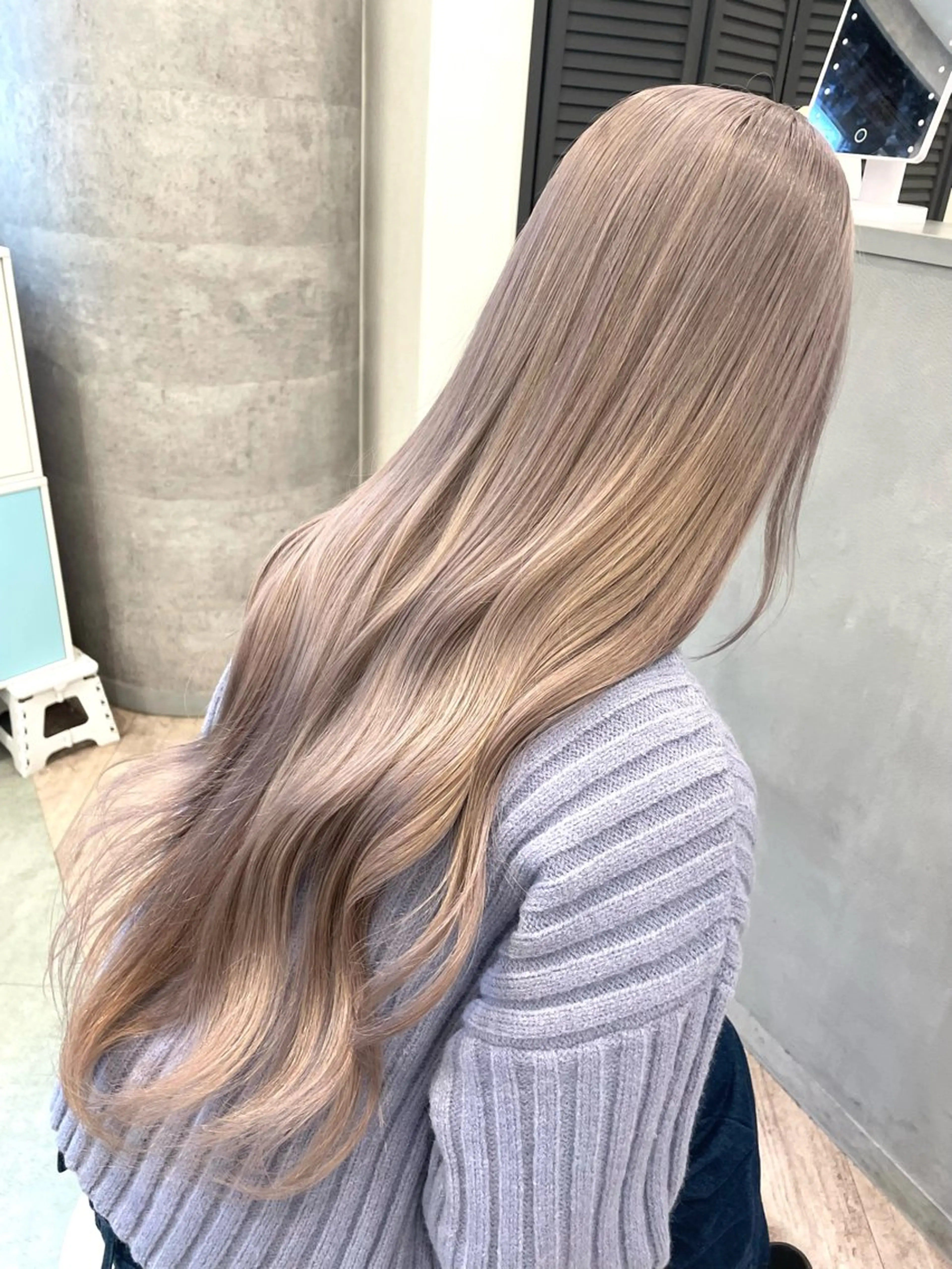 ロング ヘアカラー トリートメント ♡似合わせハイトーン ♡maiのヘアスタイル