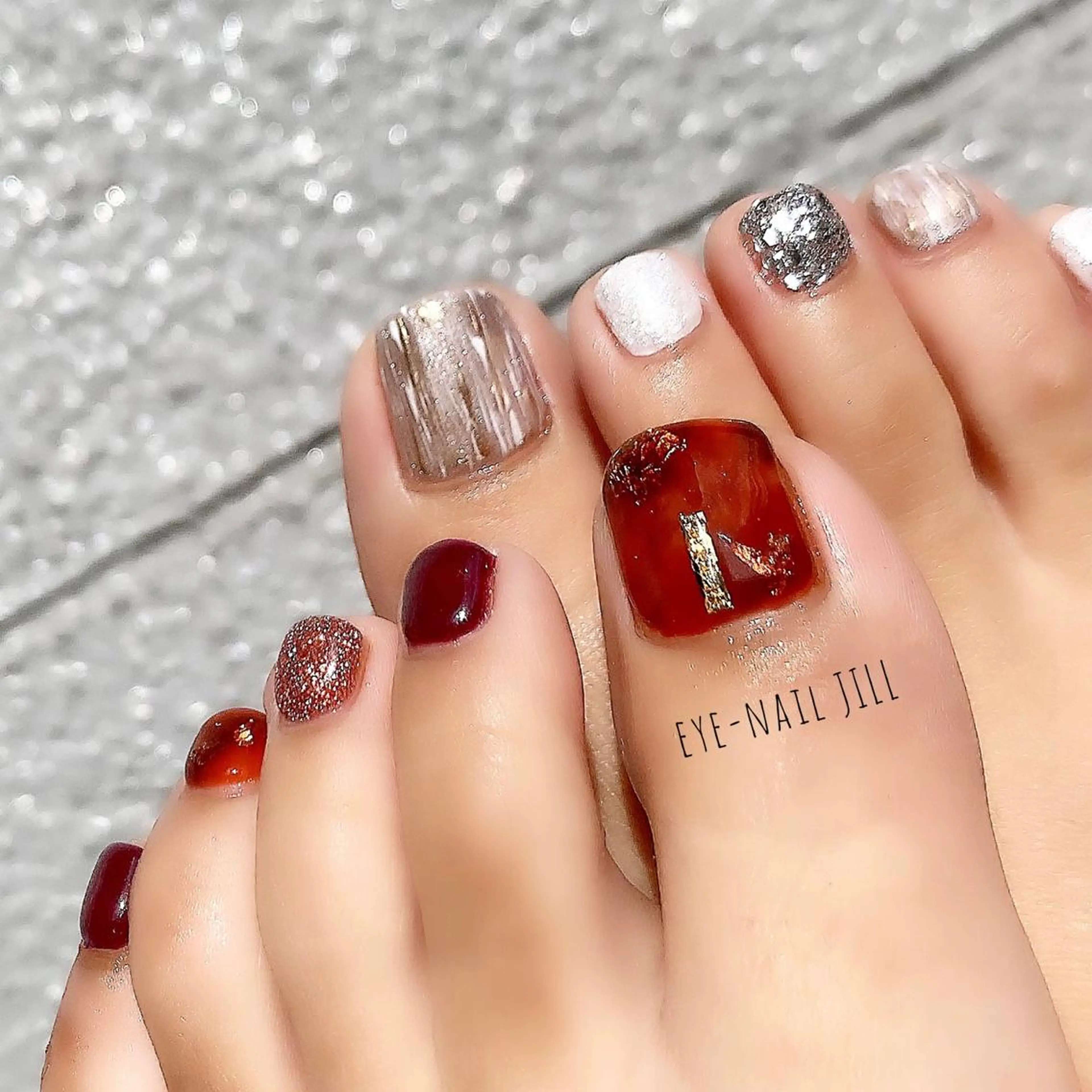 ネイル フットネイル JILL sa-yaのネイルデザイン