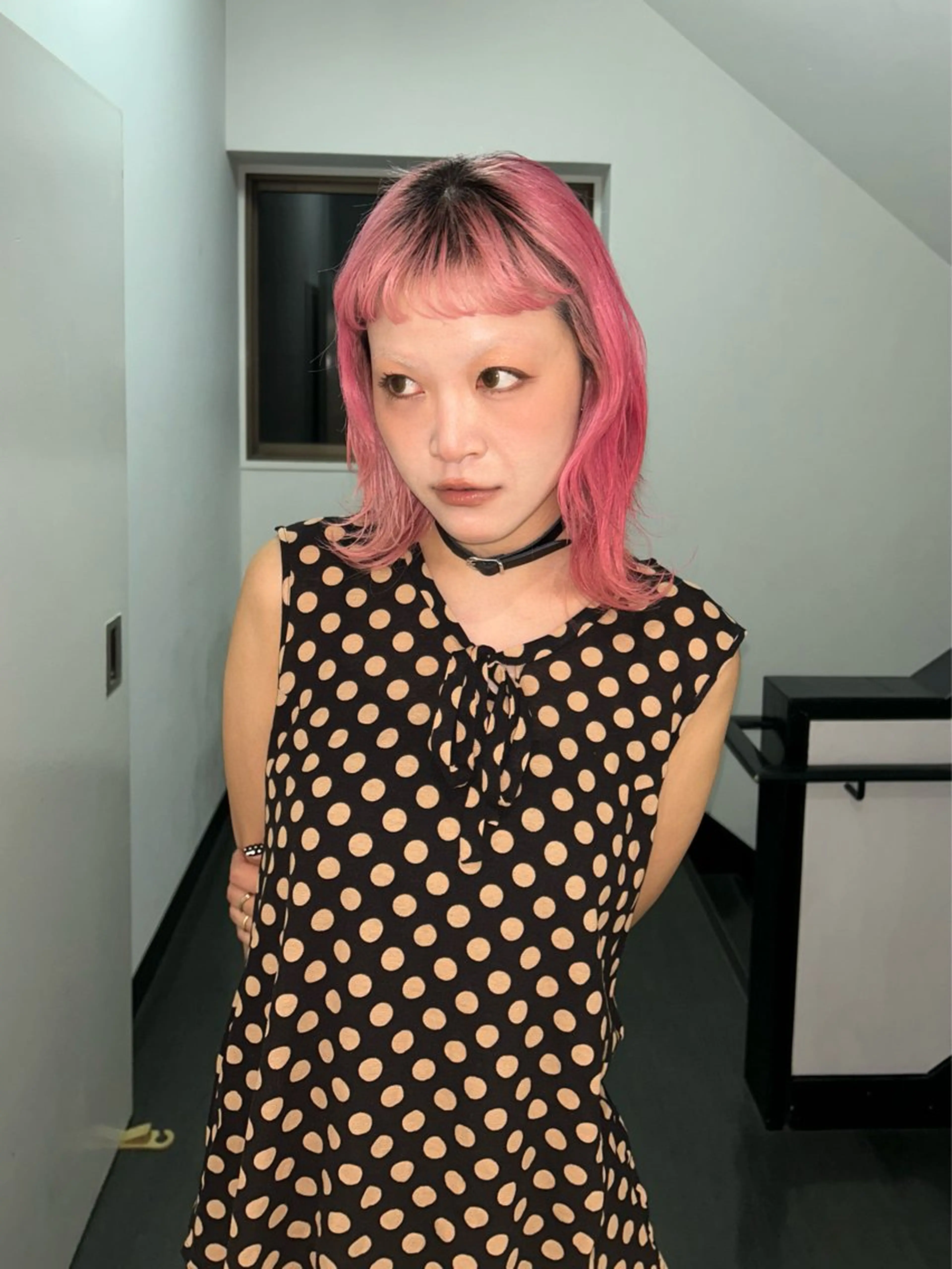 セミロング カット ヘアカラー トリートメント HAZEL 博多所属・SHIORI/ 博多美容室のヘアスタイル