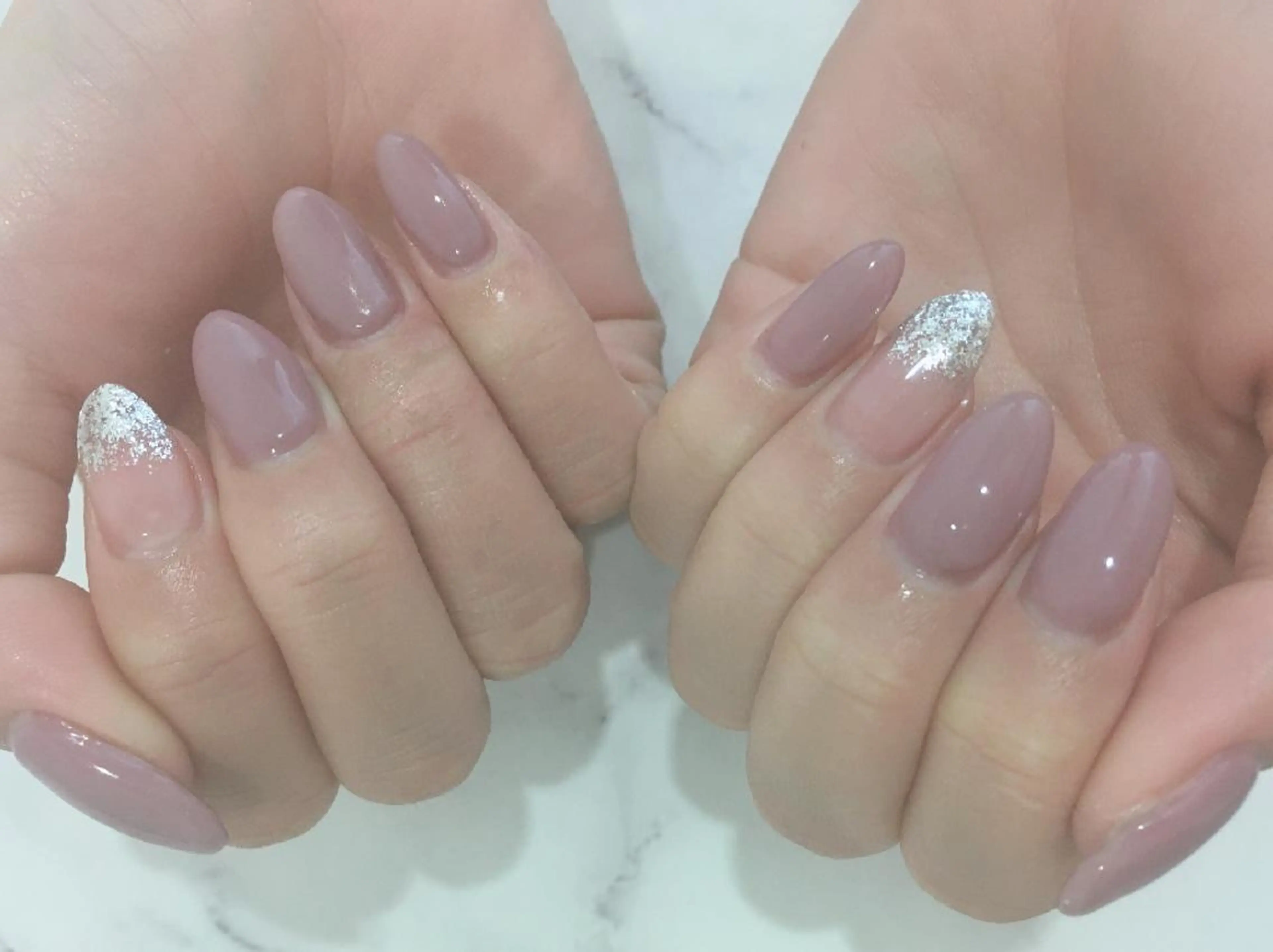 ネイル 長さ出し フラワーネイル フットネイル ジェルネイル グラデーション ネイル＆フラワーサロン〜Ri✦hiro〜鳥栖店所属・HIRATA RIEのネイルデザイン