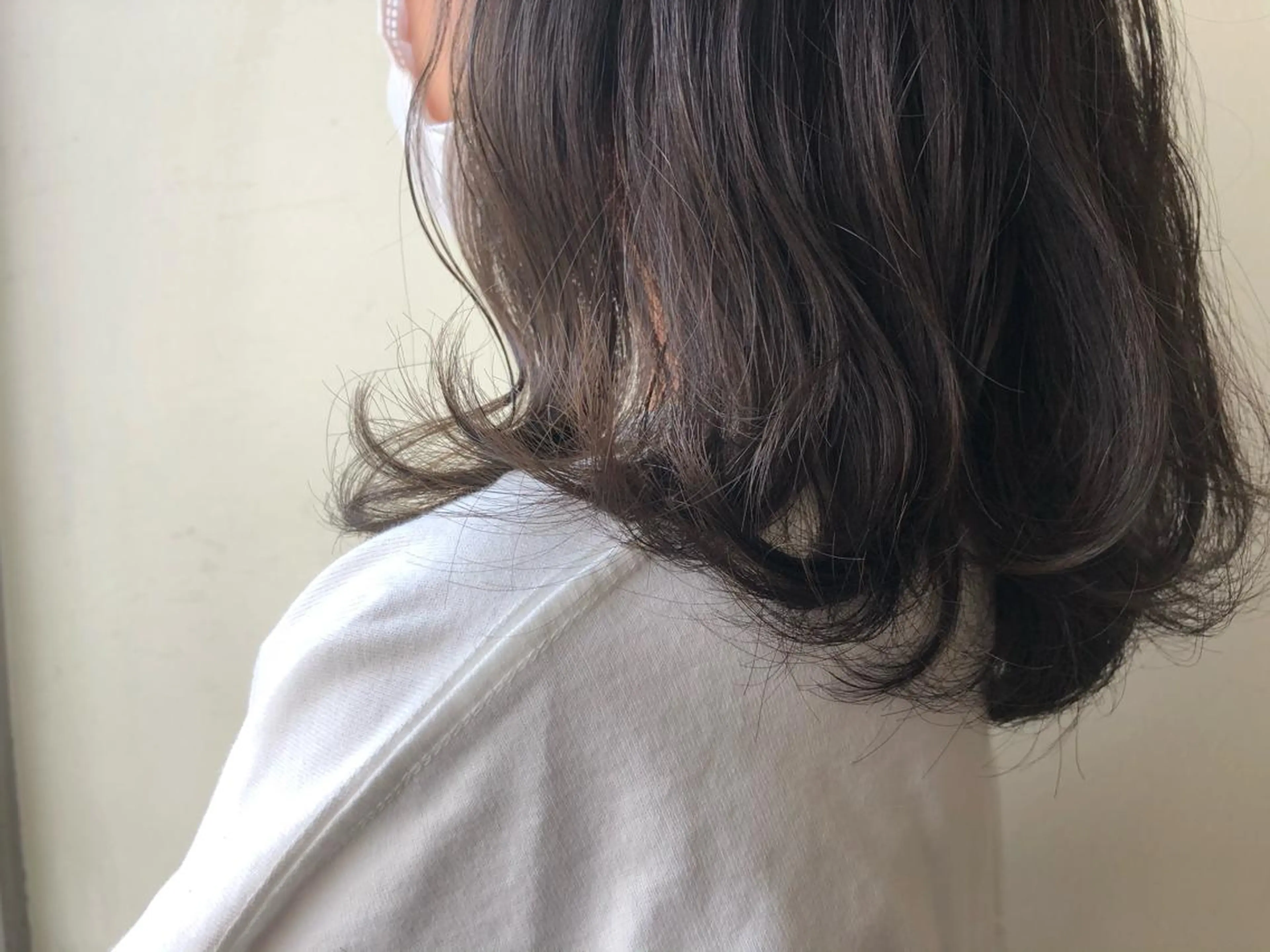 ミディアム カラー ヘアアレンジ アッシュ 透明感カラー ヘアカラー トリートメント 🌻韓国風ヘア🌻 ✨🌷ナナコ🌷のヘアスタイル