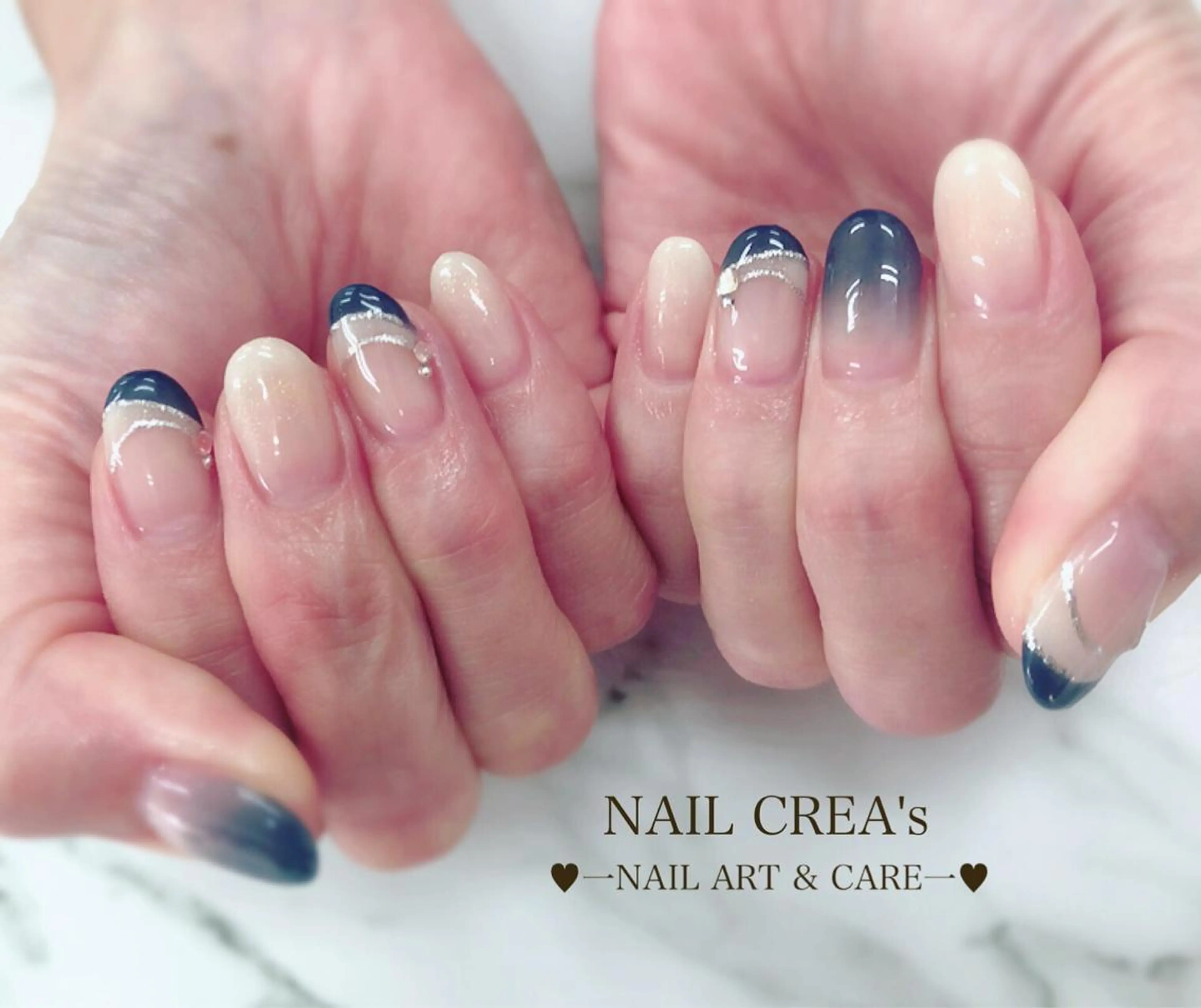 ミディアム ネイル ネイルクレアズ所属・NAIL CREAs ネイルクレアズのネイルデザイン