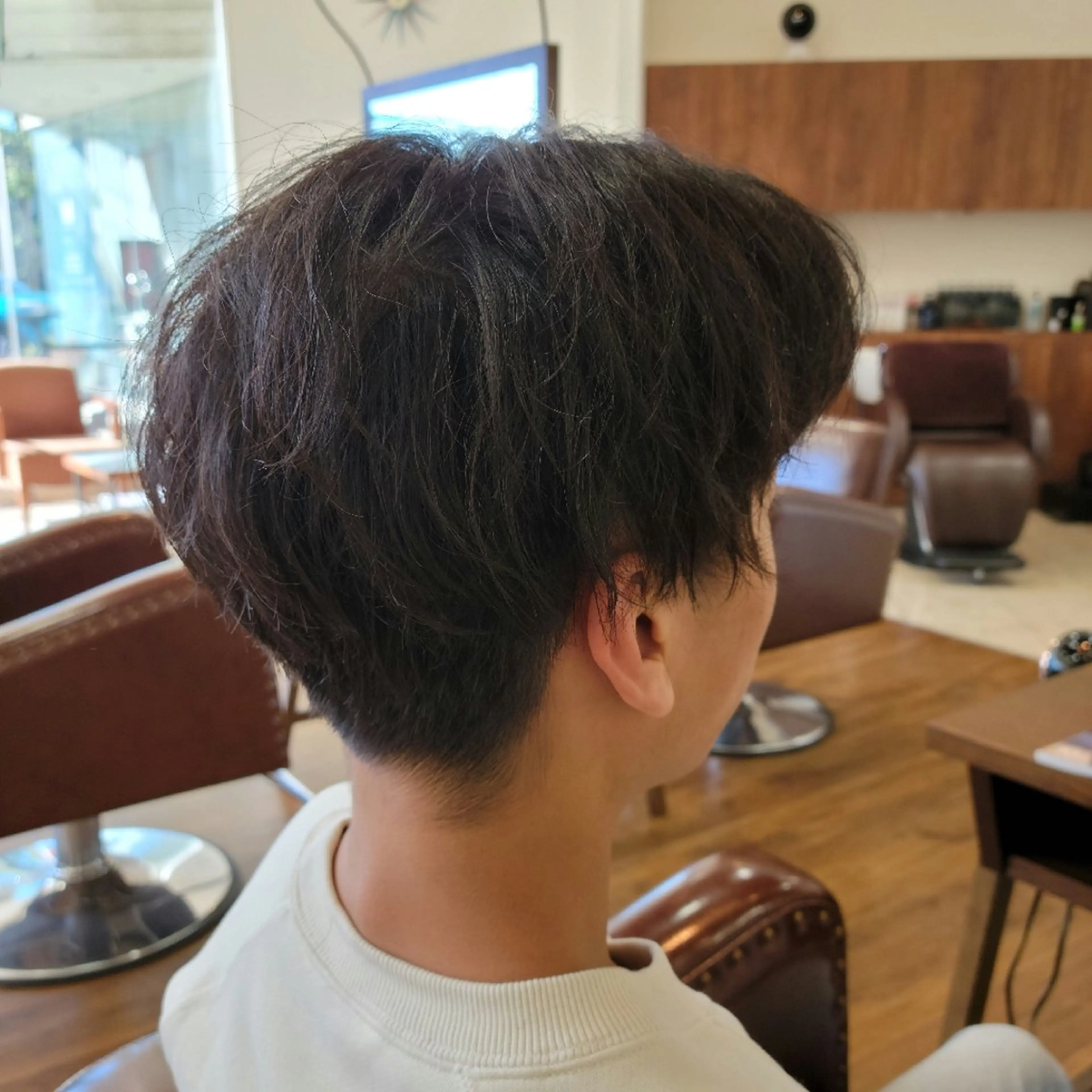 メンズ ミディアム 中川 秀明のヘアスタイル